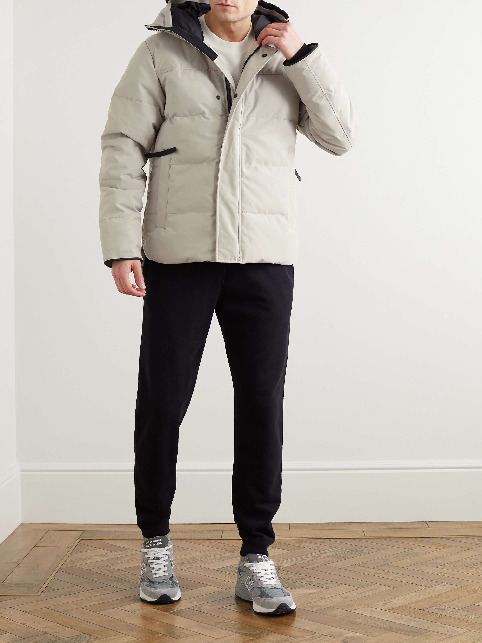 CANADA GOOSE Macmillan Logo-Appliquéd Quilted Shell Hooded Down Parka