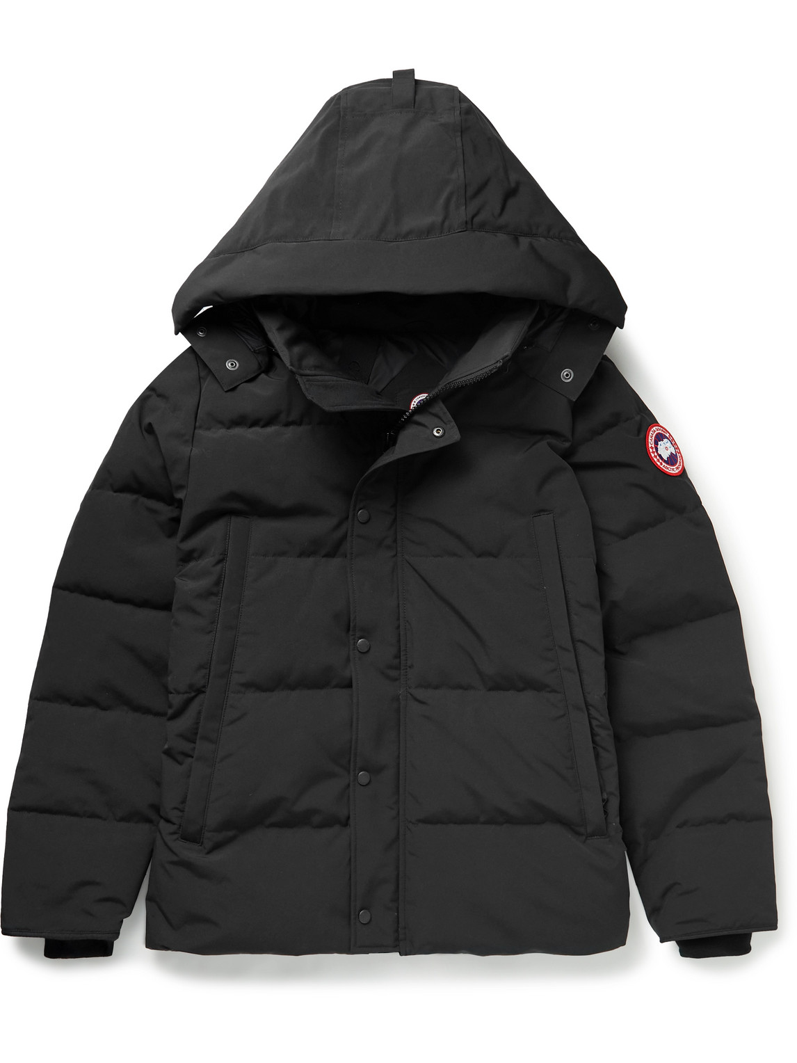 Canada Goose Wyndham Arctic Tech® Hooded Down Parka In Black