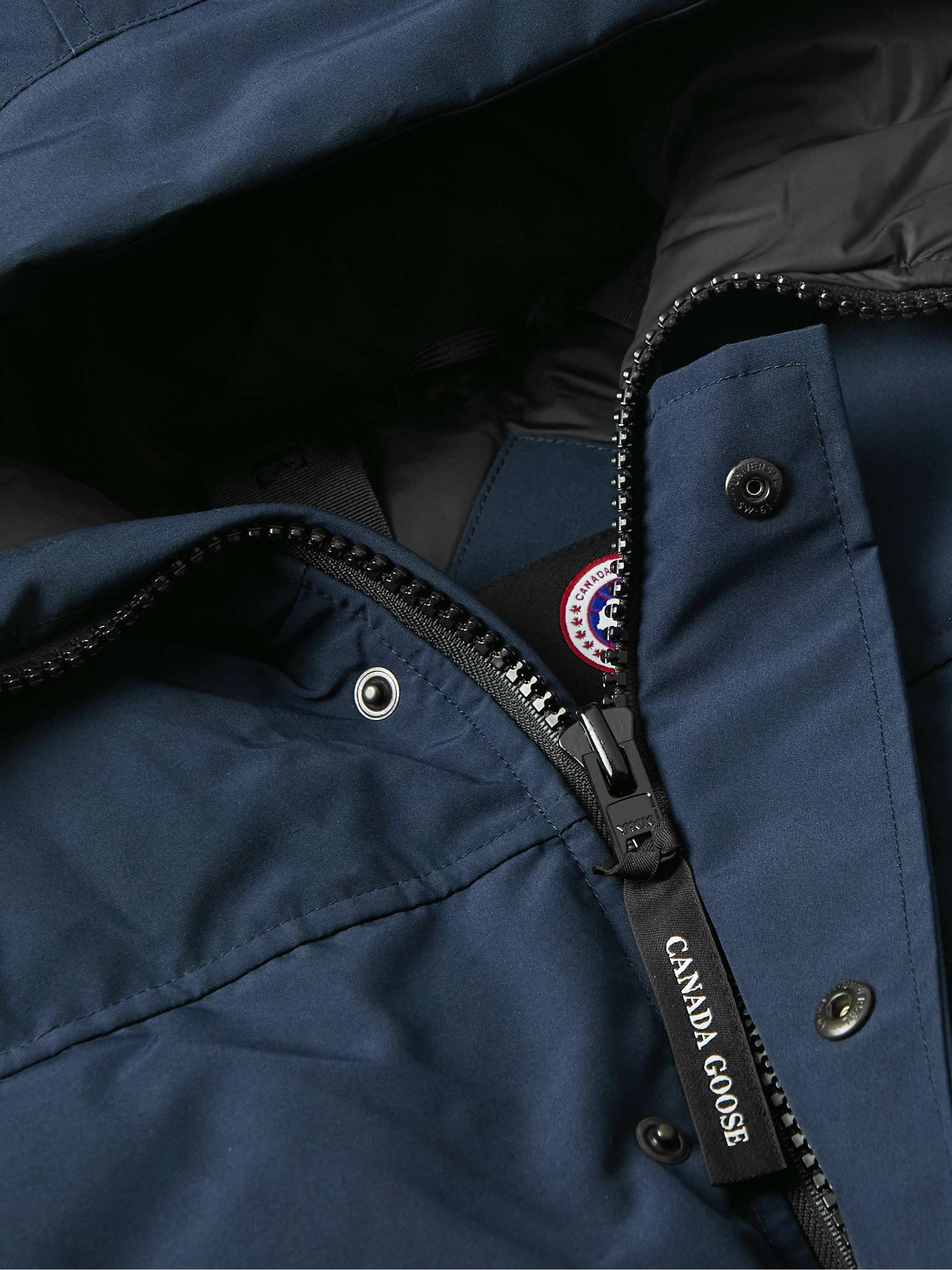 CANADA GOOSE Macmillan Logo-Appliquéd Quilted Shell Hooded Down Parka ...