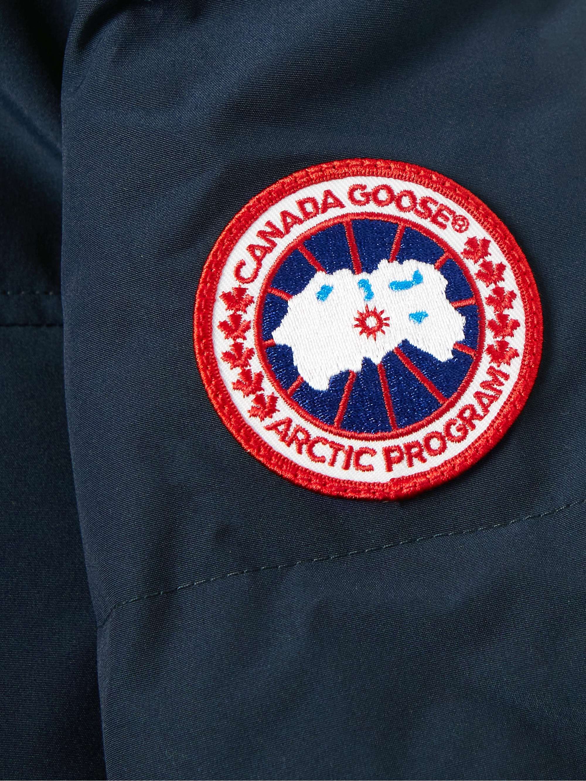 CANADA GOOSE Macmillan Logo-Appliquéd Quilted Shell Hooded Down Parka