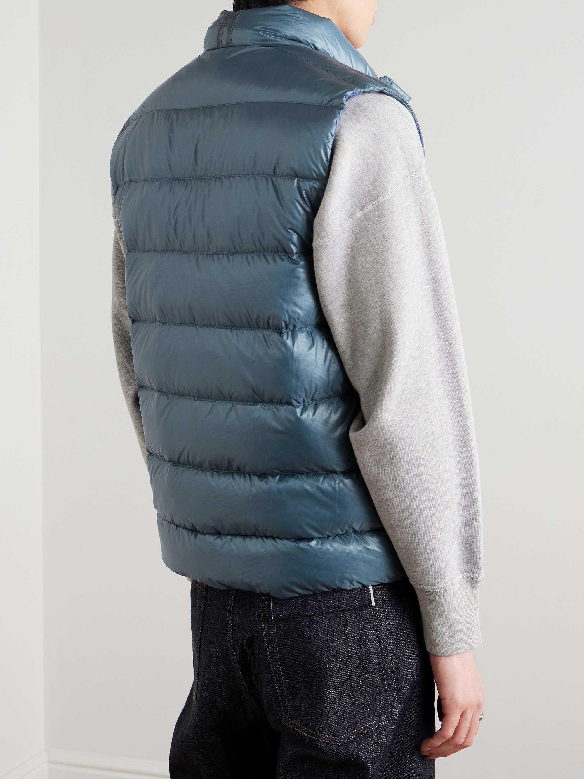 CANADA GOOSE Crofton Slim-Fit Quilted Recycled Nylon-Ripstop Down Gilet