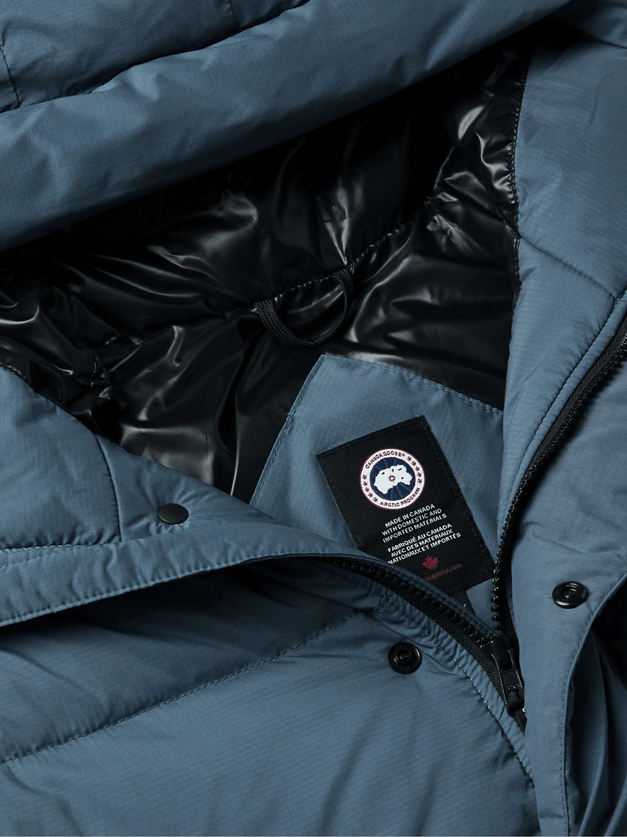 CANADA GOOSE Armstrong Packable Quilted Nylon-Ripstop Hooded Down Jacket