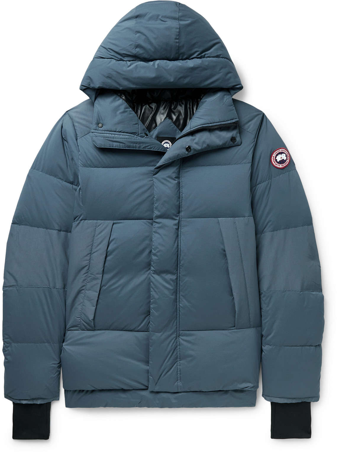 Canada Goose Armstrong Packable Quilted Nylon-ripstop Hooded Down Jacket In Blue
