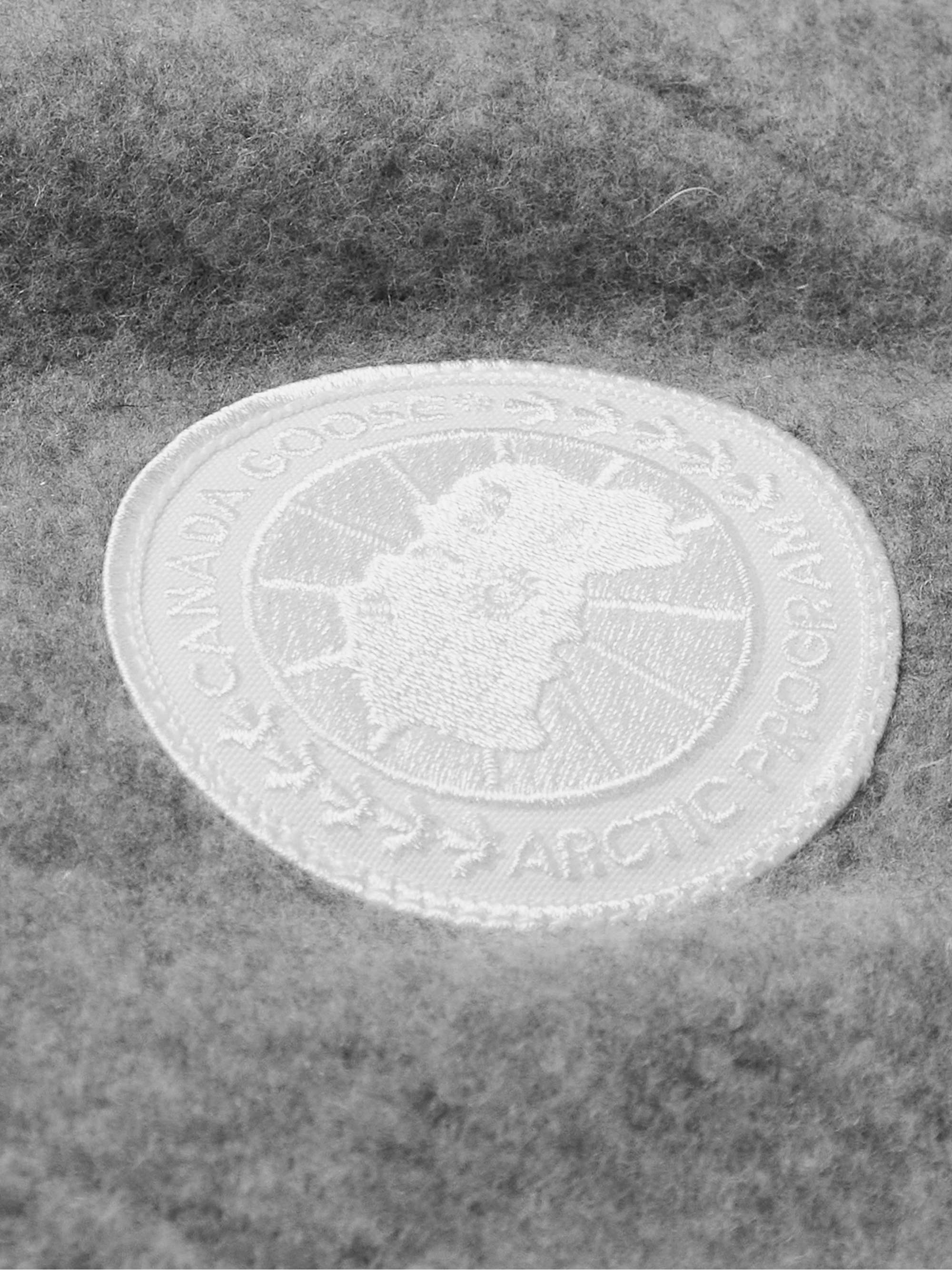 CANADA GOOSE Mersey Logo-Appliquéd Recycled Wool-Blend Fleece Gilet