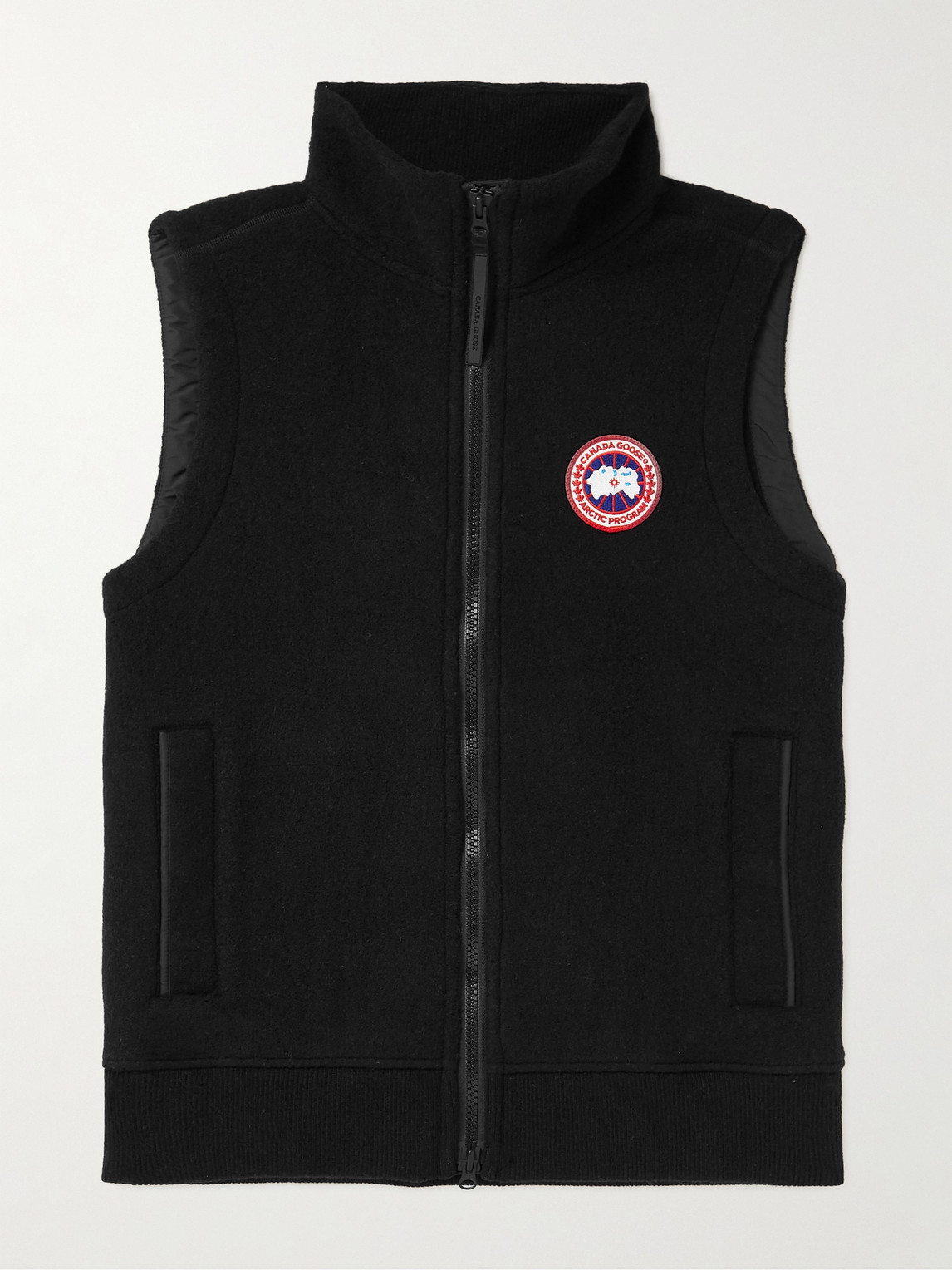 Canada Goose Mersey Logo-Appliquéd Recycled Wool-Blend Fleece Gilet - Men