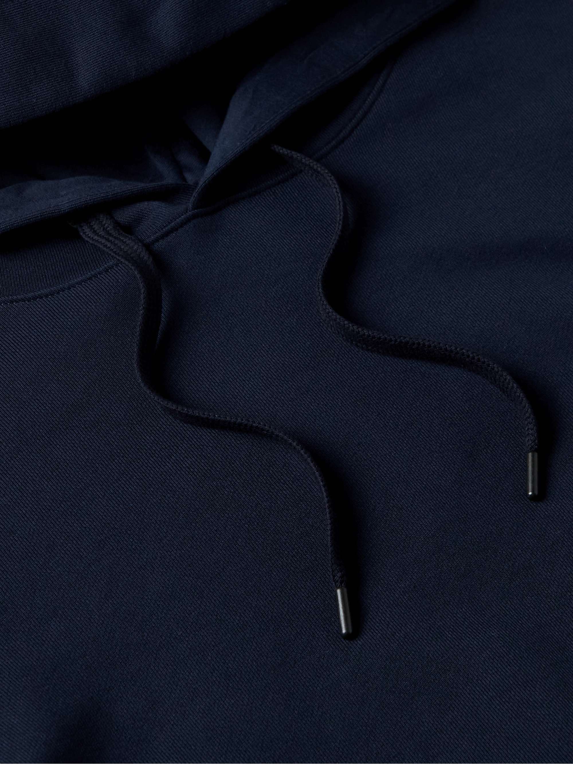 CANADA GOOSE Huron Logo-Appliquéd Organic Cotton-Jersey Hoodie