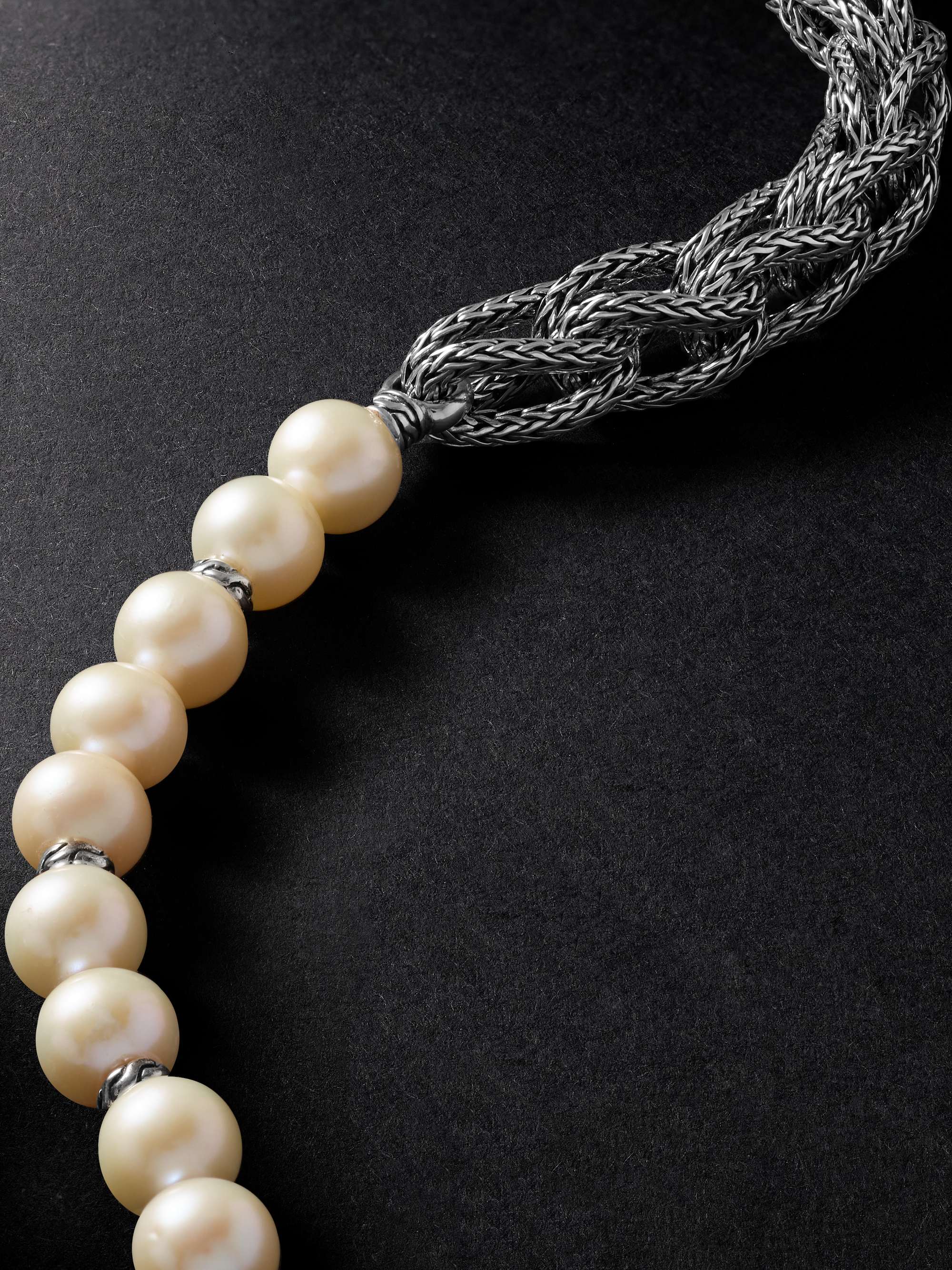 JOHN HARDY Asli Classic Chain Silver Pearl Bracelet