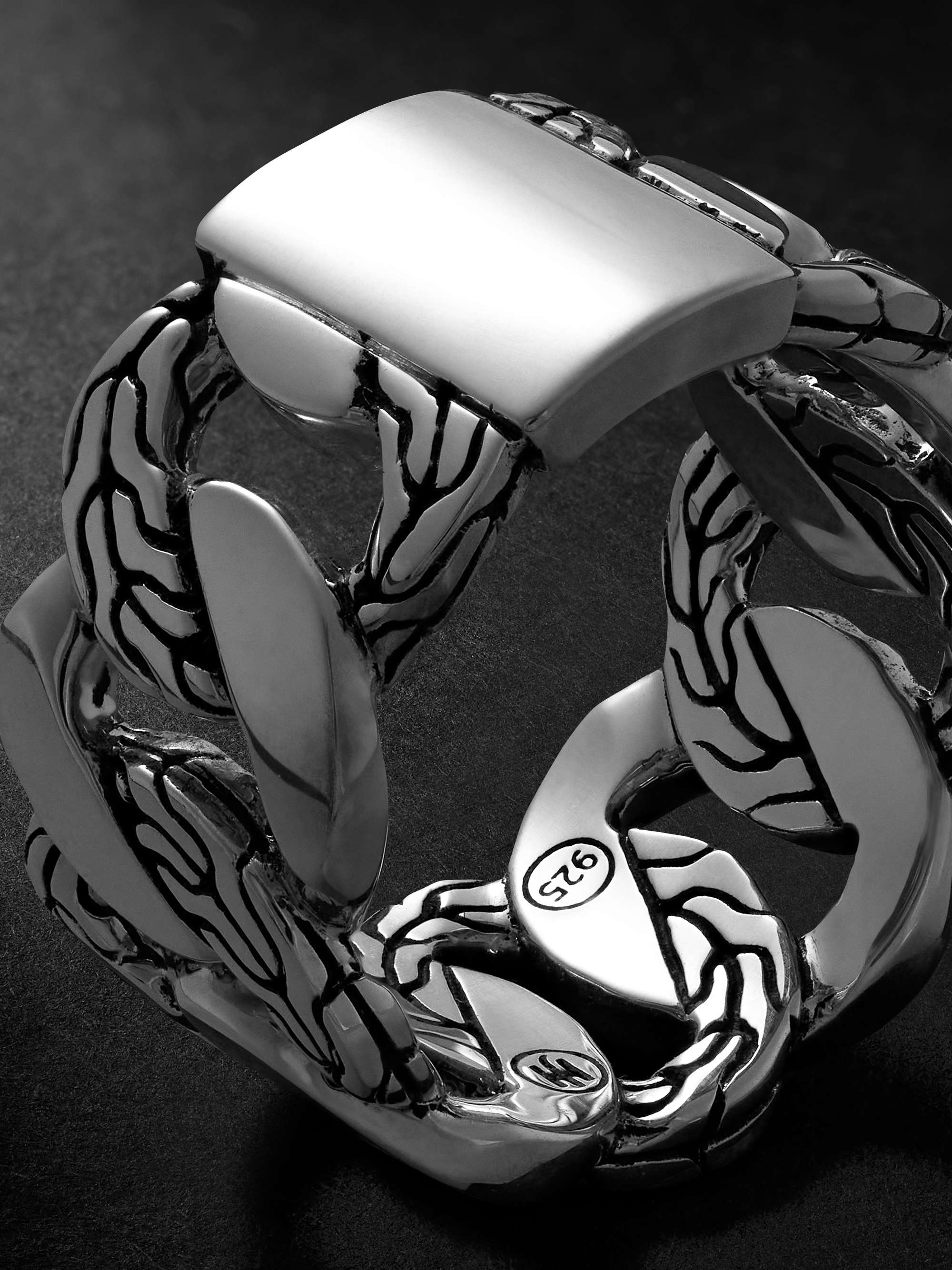 JOHN HARDY Curb Link Silver Ring