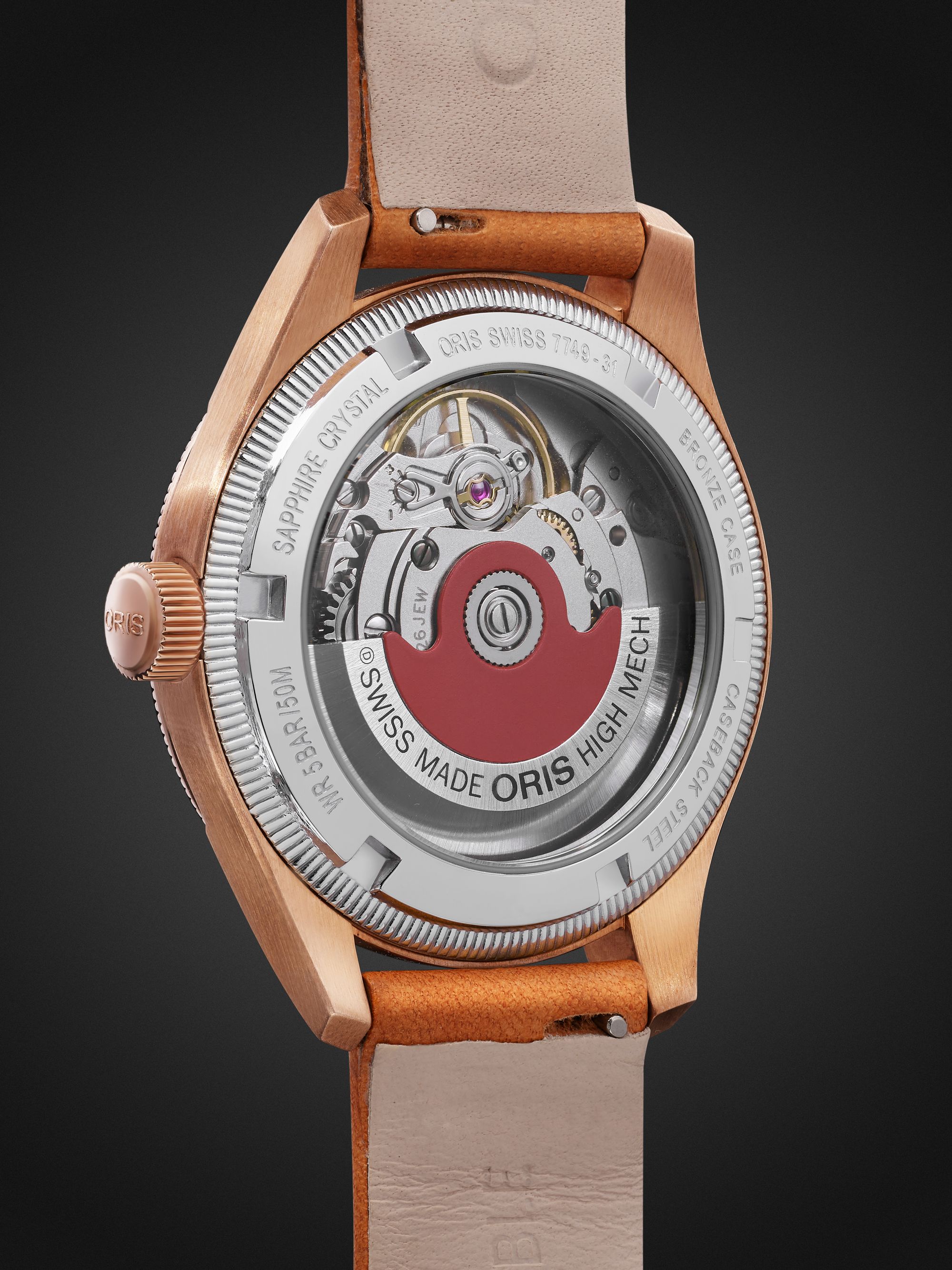 ORIS Big Crown Pointer Date Automatic 36mm Bronze and Leather Watch, Ref. No. 01 754 7749 3167-07 5 17 66BR