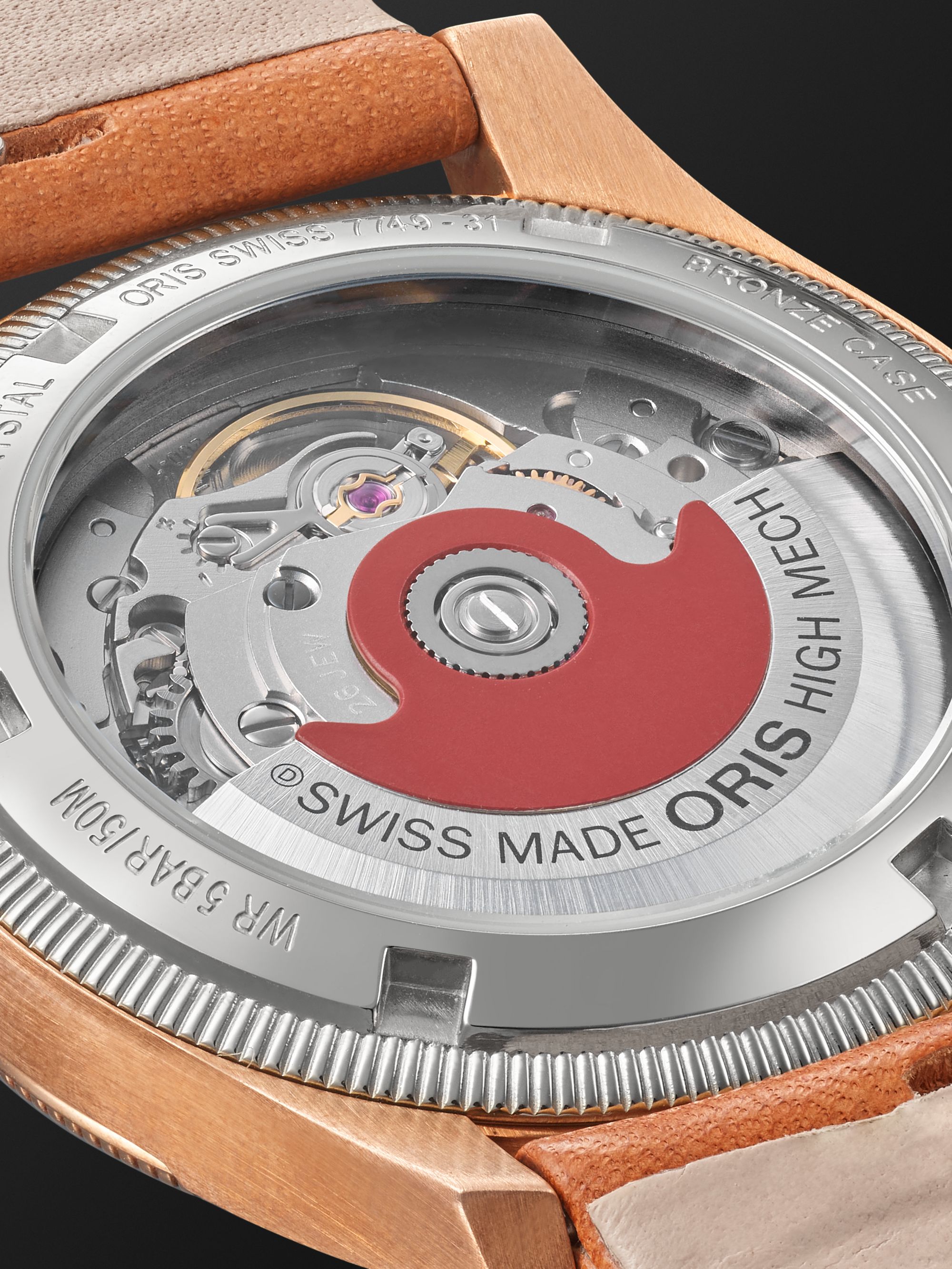 ORIS Big Crown Pointer Date Automatic 36mm Bronze and Leather Watch, Ref. No. 01 754 7749 3167-07 5 17 66BR