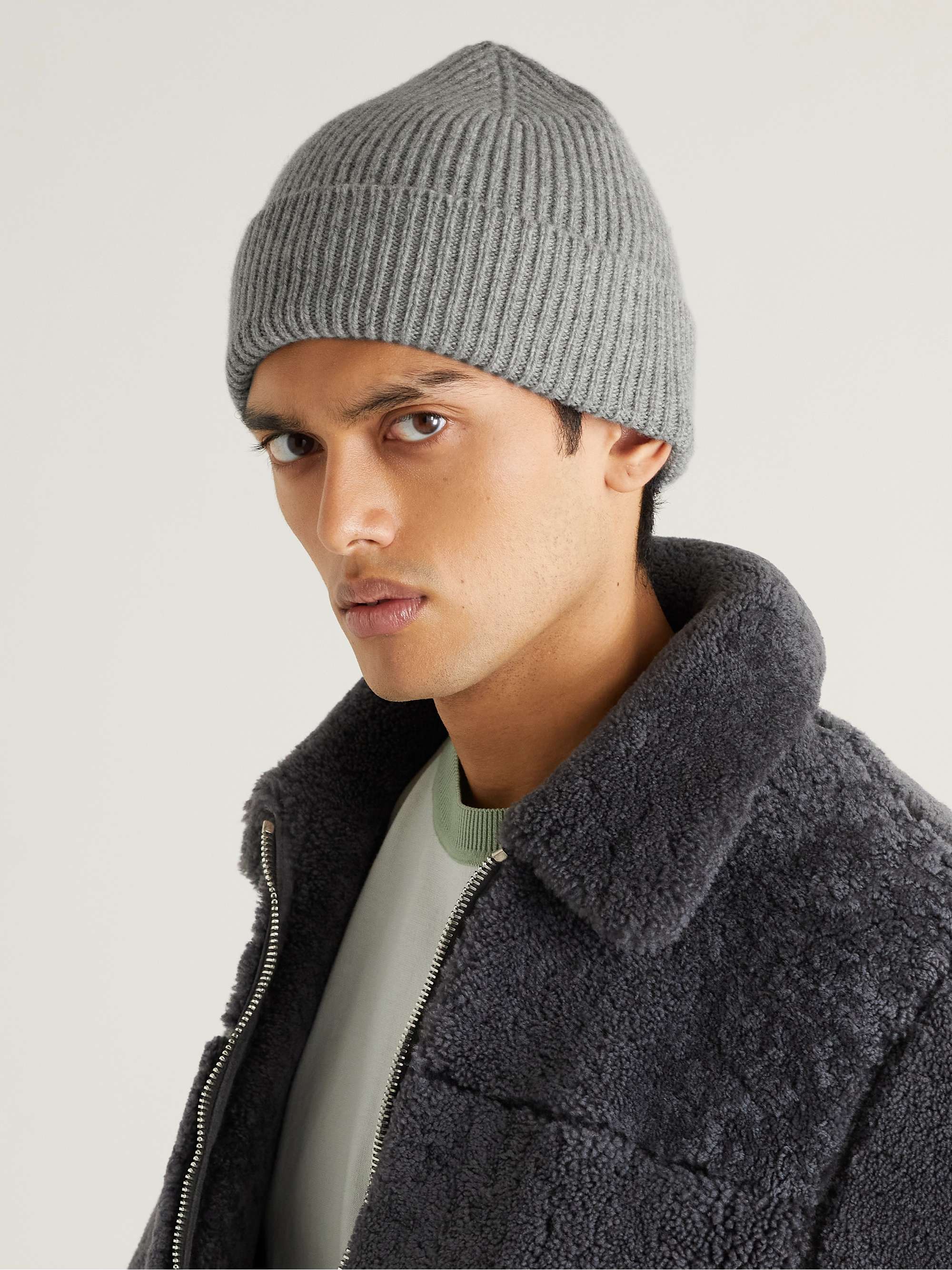 MR P. Ribbed Wool Beanie