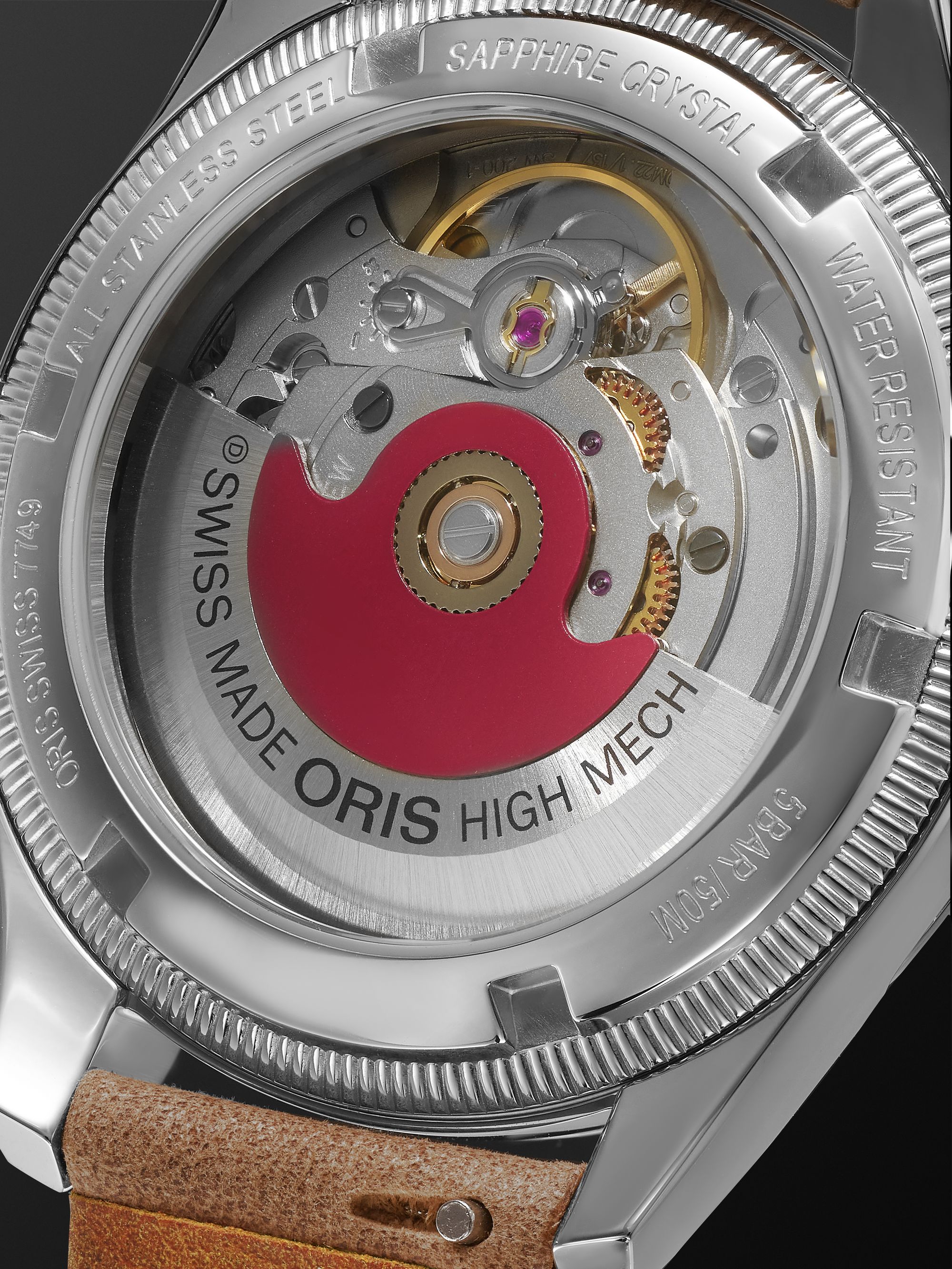 ORIS Big Crown Pointer Date Automatic 36mm Stainless Steel and Leather Watch, Ref. No. 01 754 7749 4067-07 5 17 68