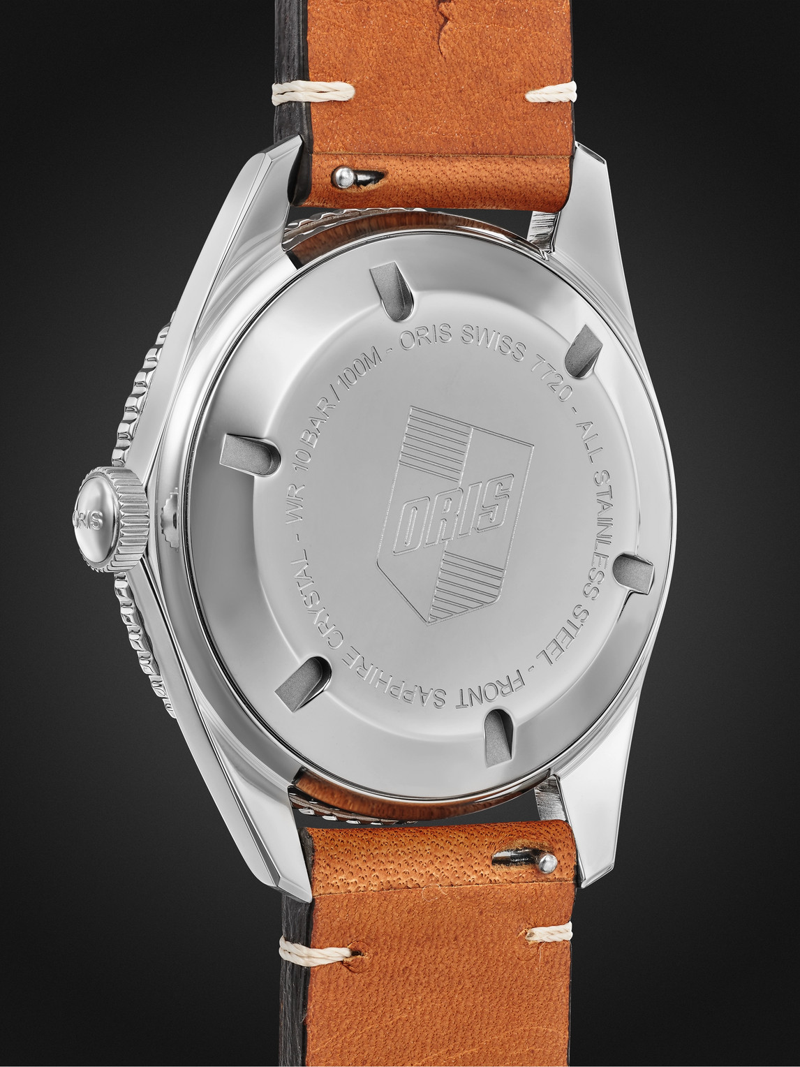  Oris - Divers Sixty-five Date Automatic 42mm Stainless Steel And Leather Watch, Ref. No. 01 733 7720 4057-07 5 21 45 - Men - Green 