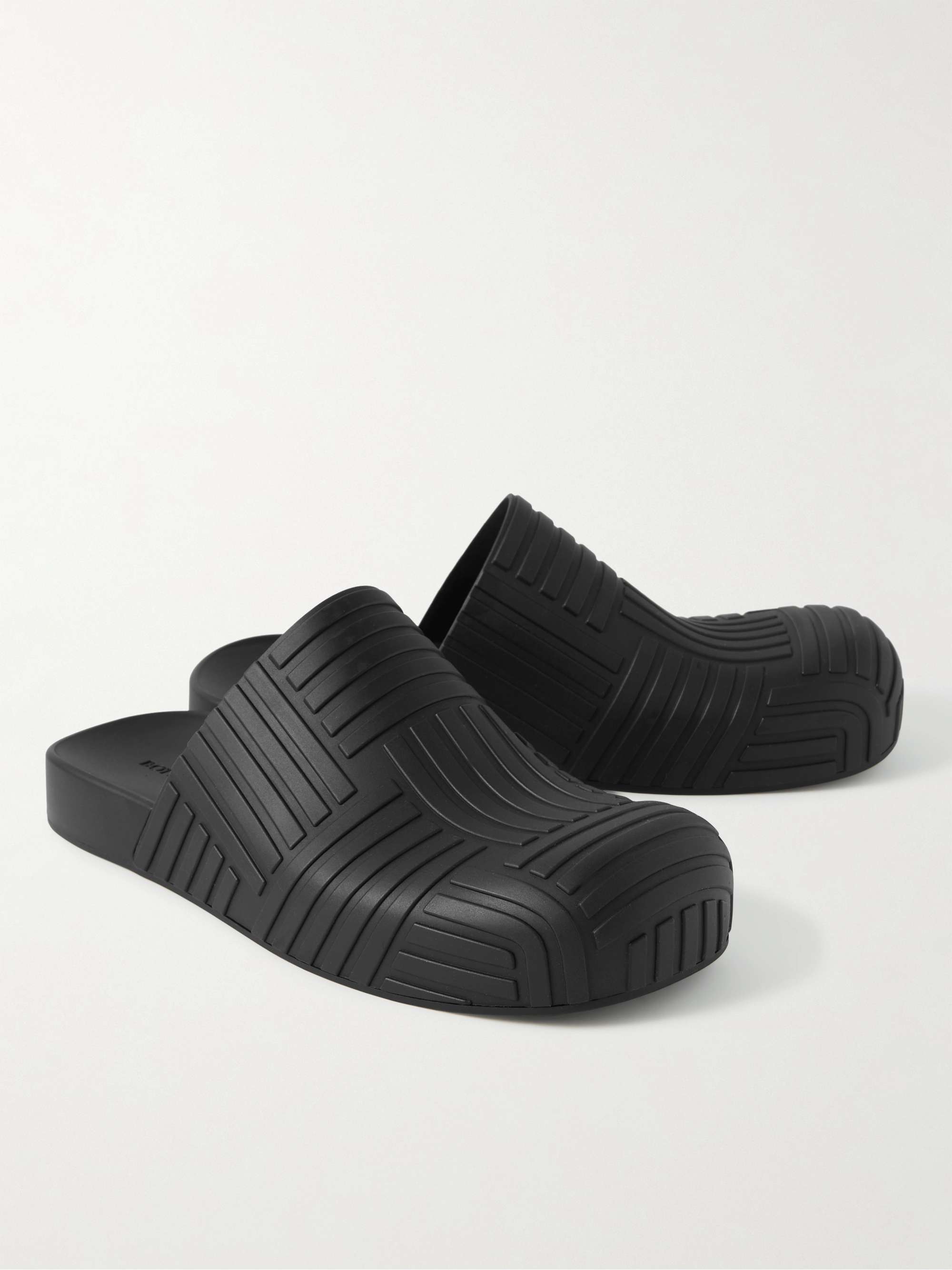 BOTTEGA VENETA Embossed Rubber Clogs