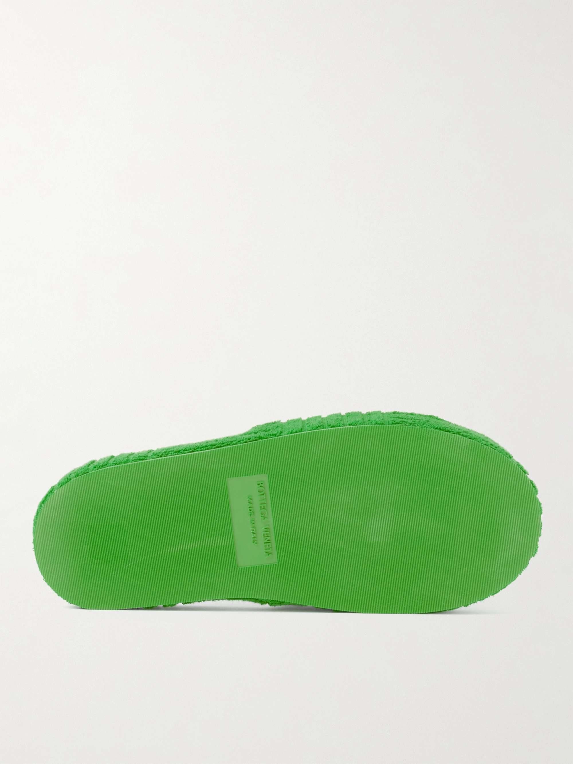 BOTTEGA VENETA Terry Slides for Men | MR PORTER