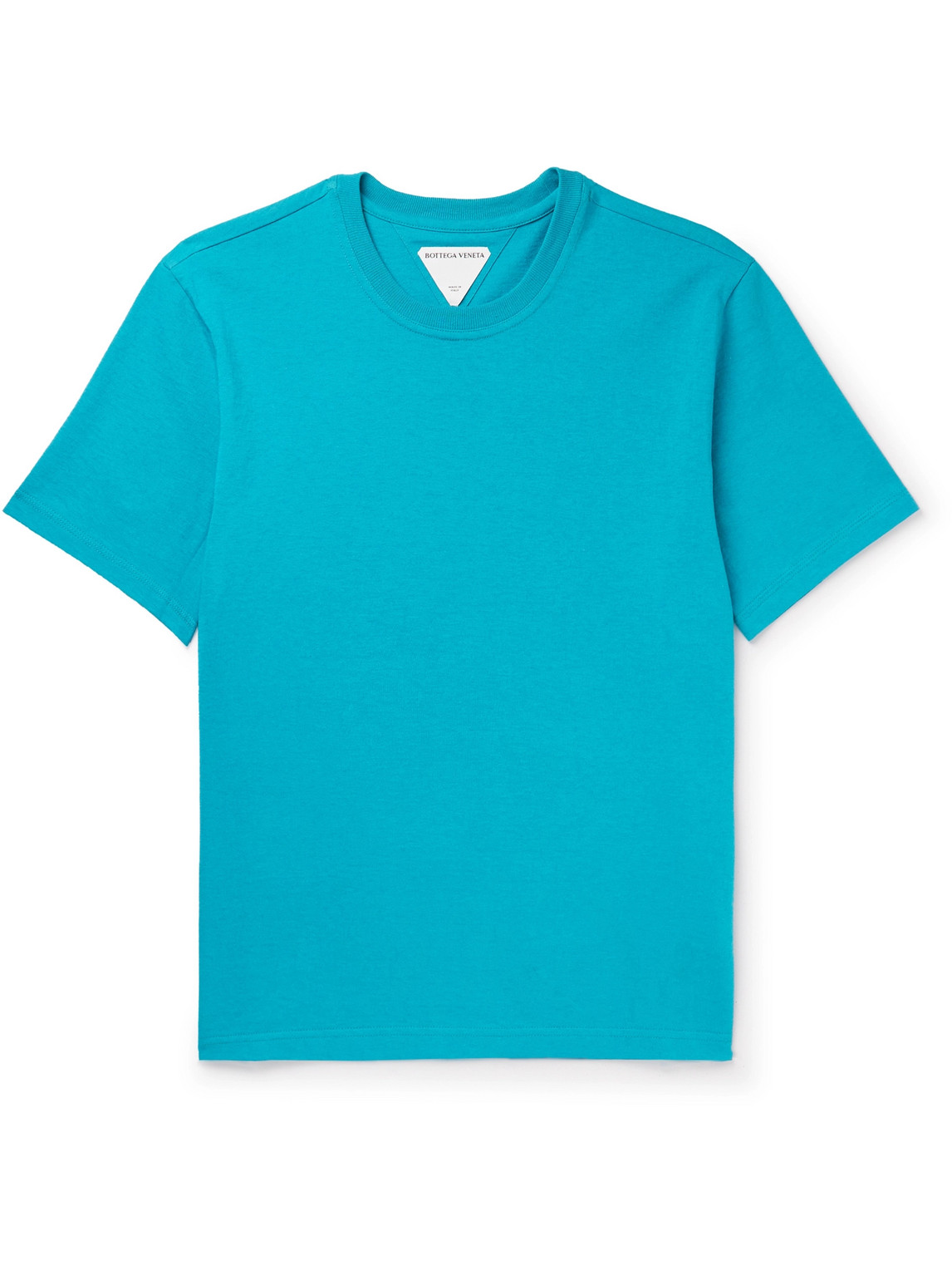Bottega Veneta Cotton-jersey T-shirt In Blue