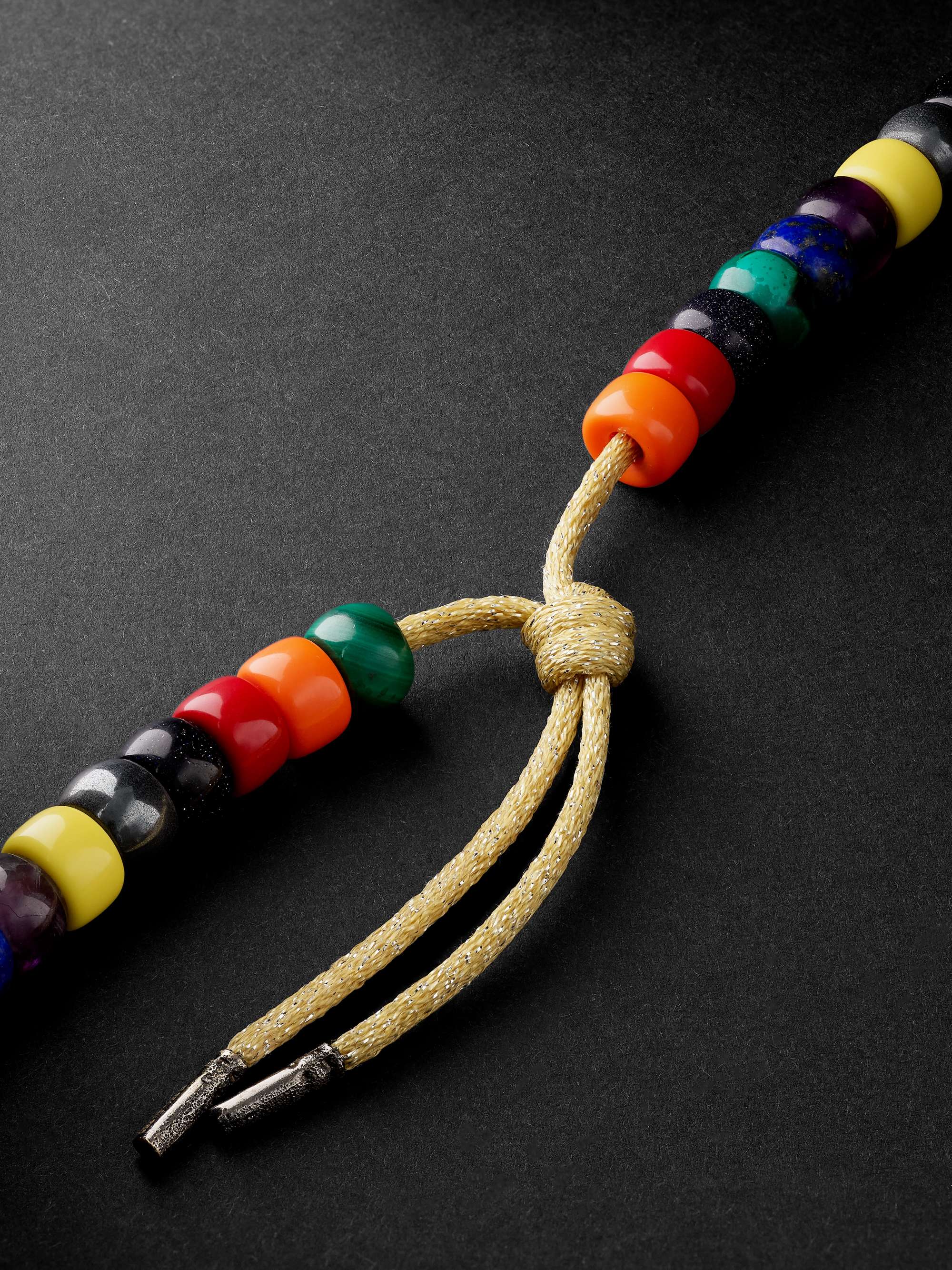 CAROLINA BUCCI Formentera Forte Beads Gold Multi-Stone Necklace