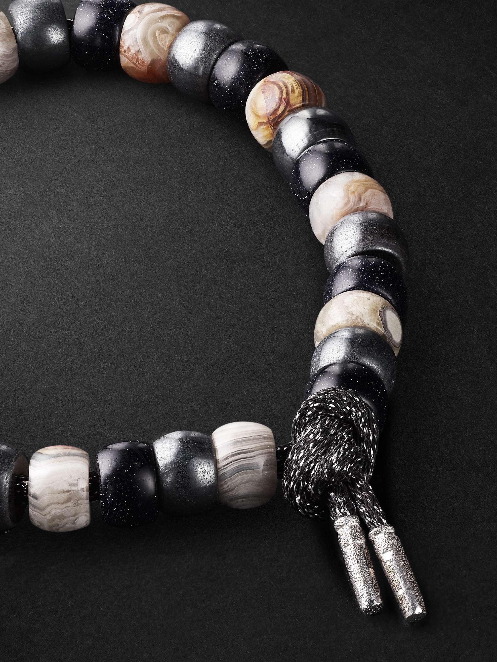 CAROLINA BUCCI St Tropez Forte Beads White Gold Multi-Stone Bracelet