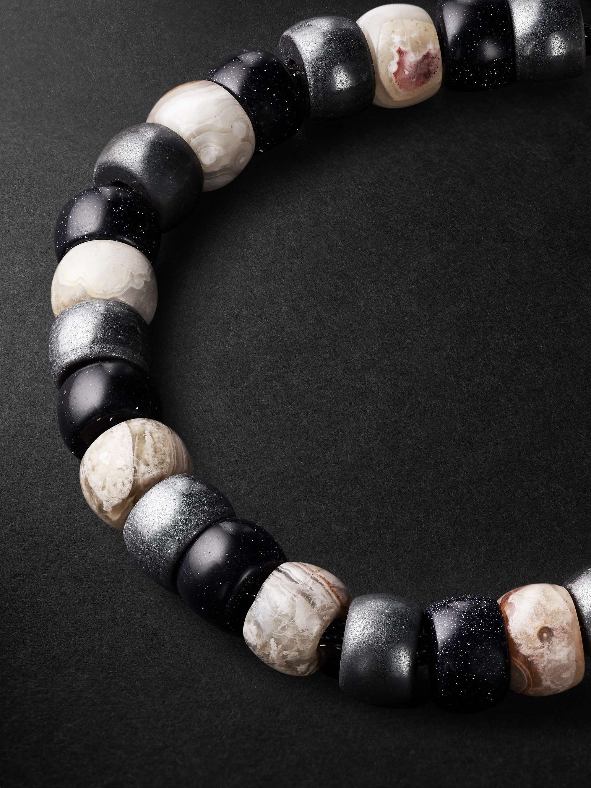 CAROLINA BUCCI St Tropez Forte Beads White Gold Multi-Stone Bracelet