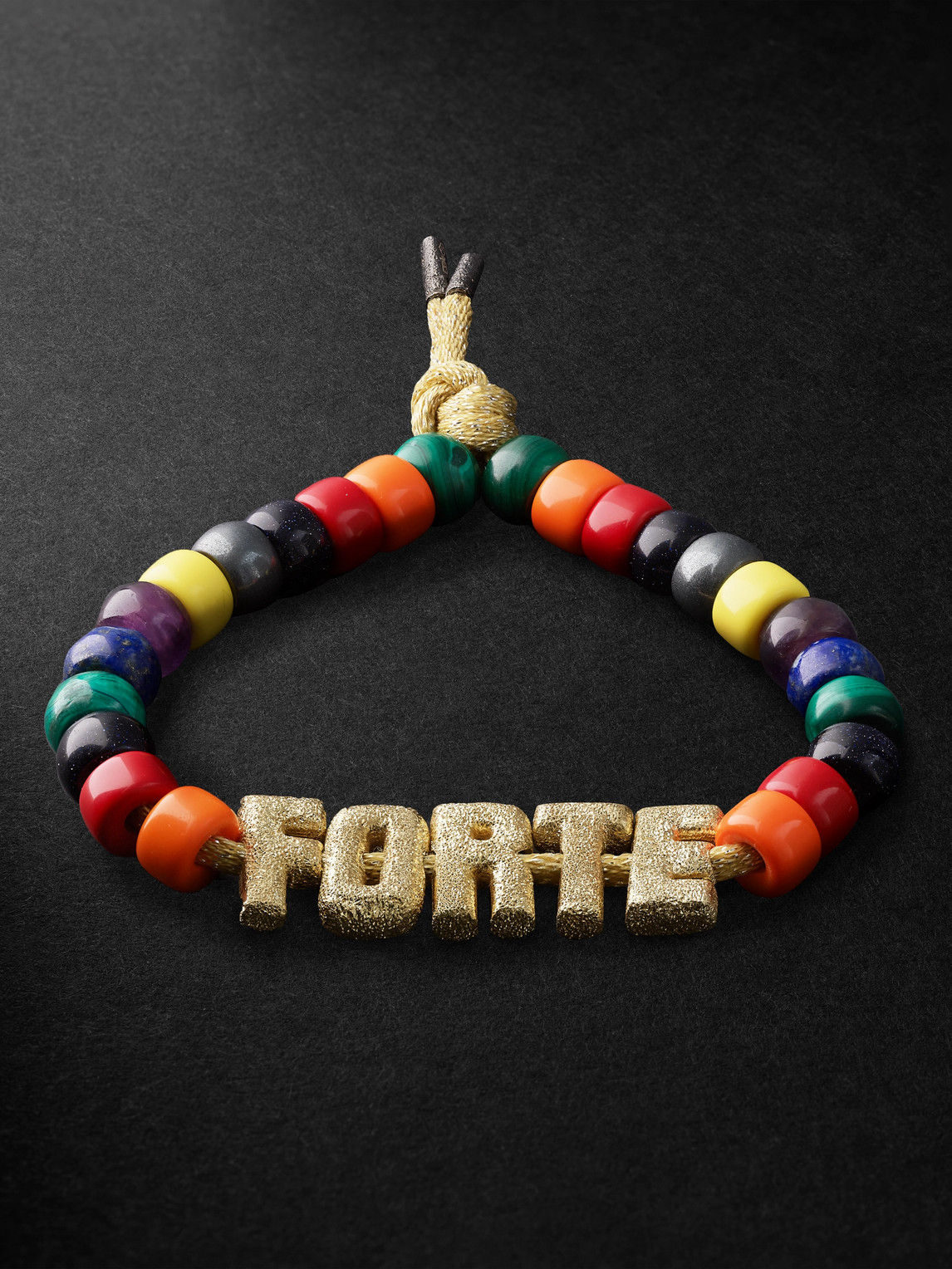 Formentera Forte Beads Gold Multi-Stone Bracelet