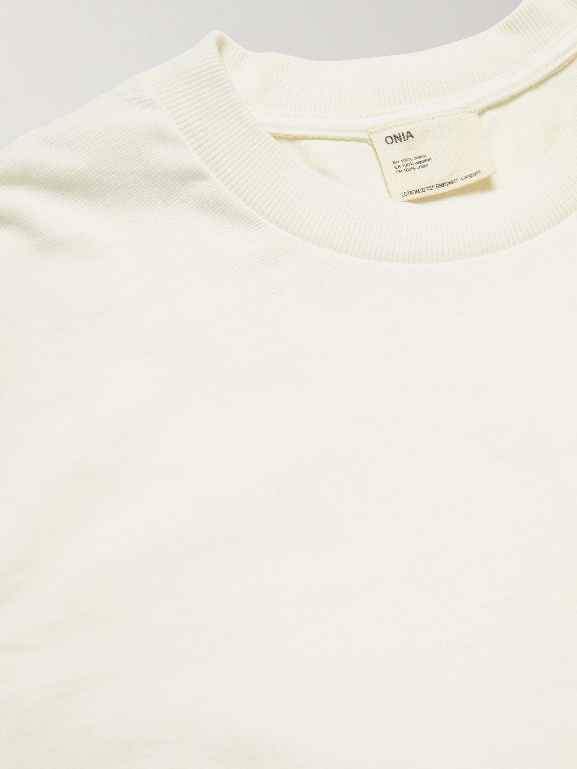 ONIA Garment-Dyed Cotton-Jersey T-Shirt