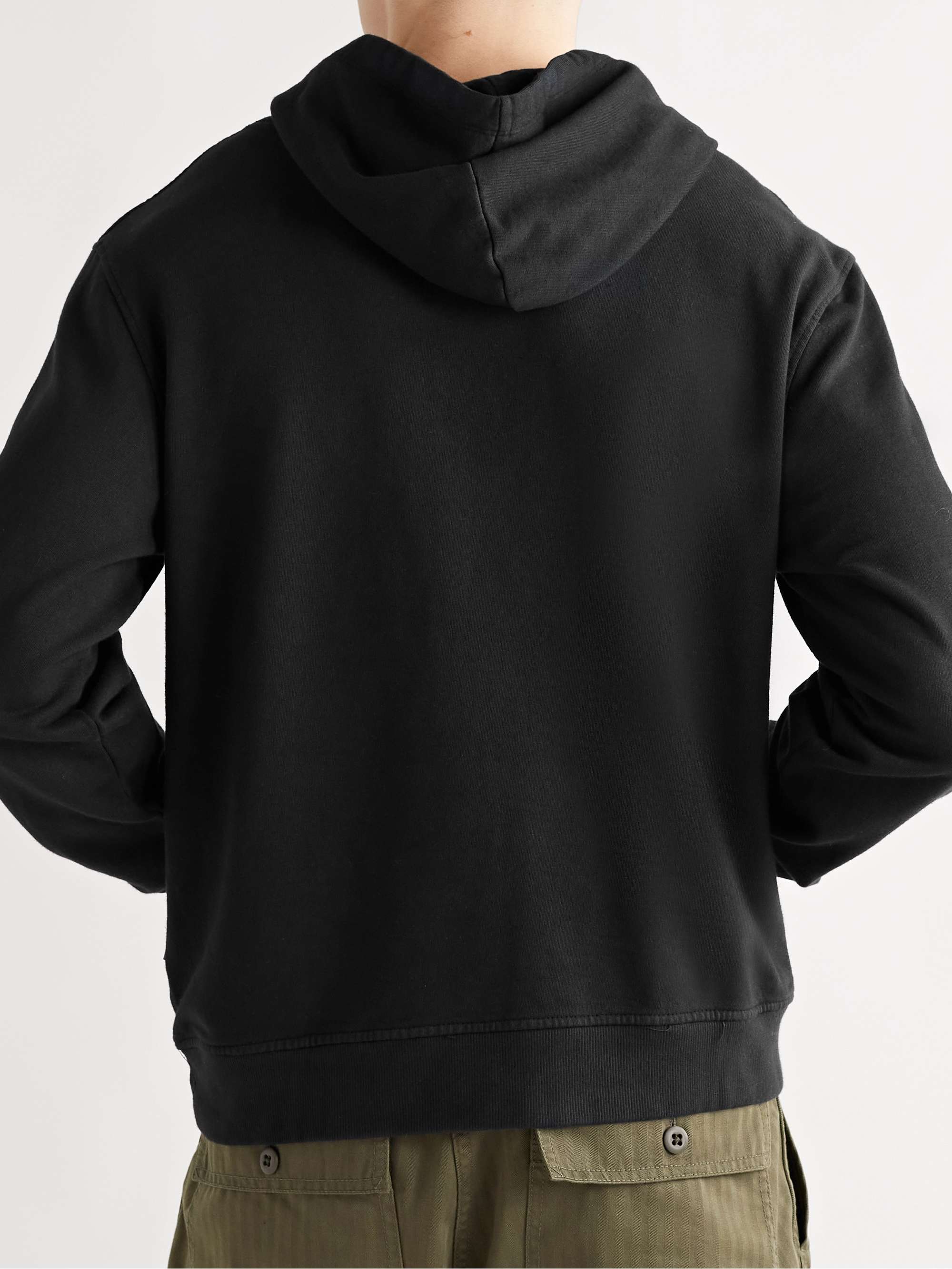 ONIA Garment-Dyed Cotton-Jersey Hoodie