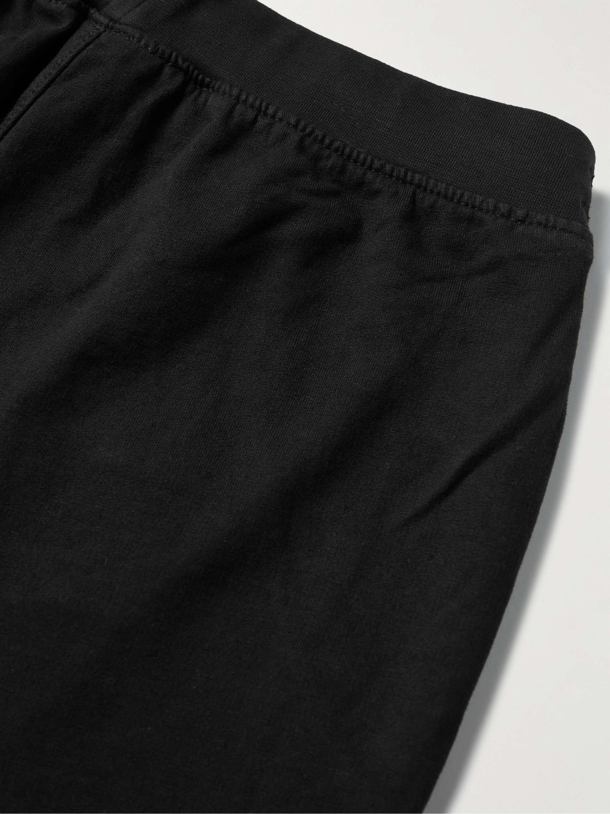 ONIA Slim-Fit Garment-Dyed Cotton-Jersey Shorts