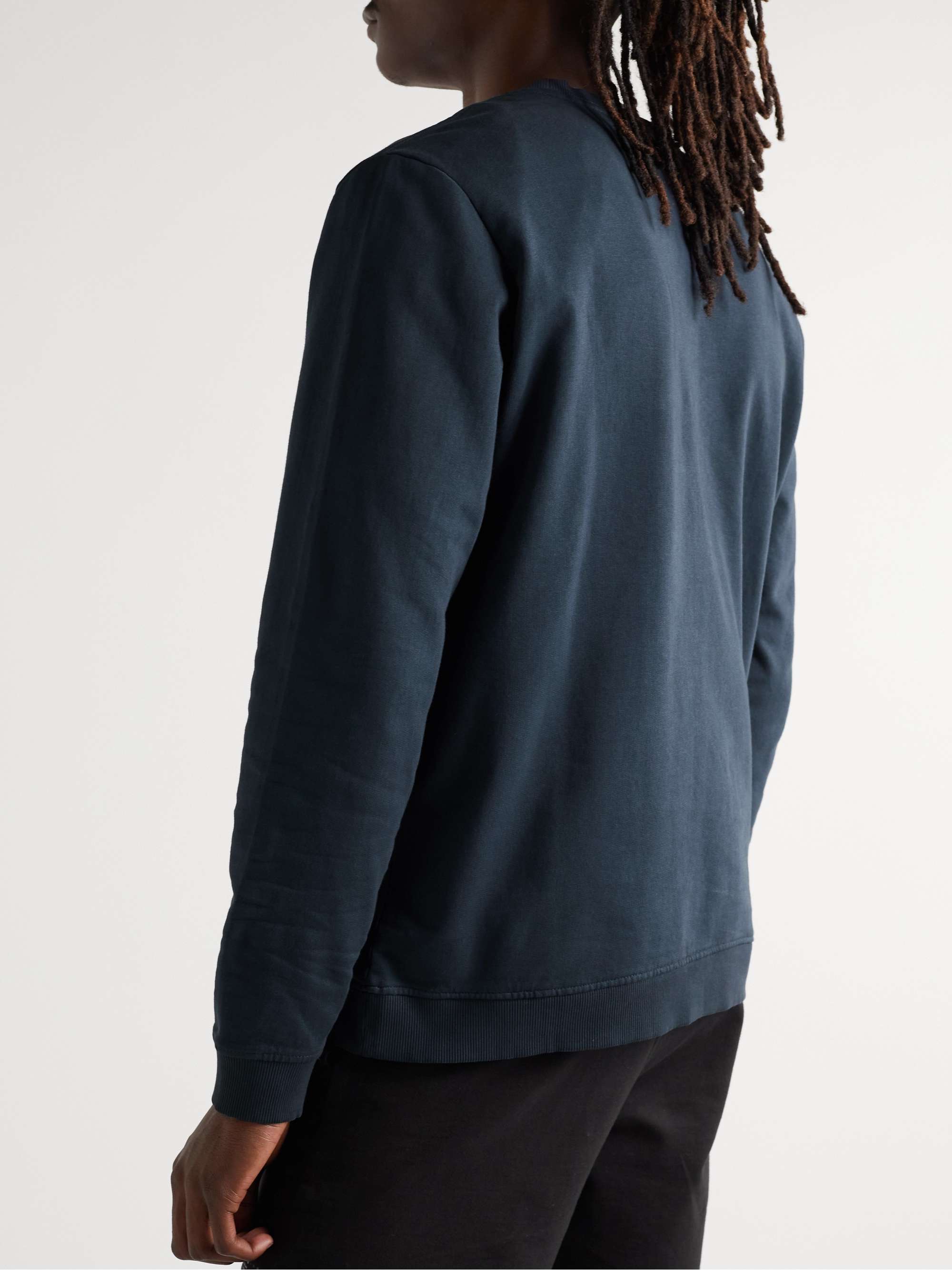 ONIA Garment-Dyed Cotton-Jersey Sweatshirt