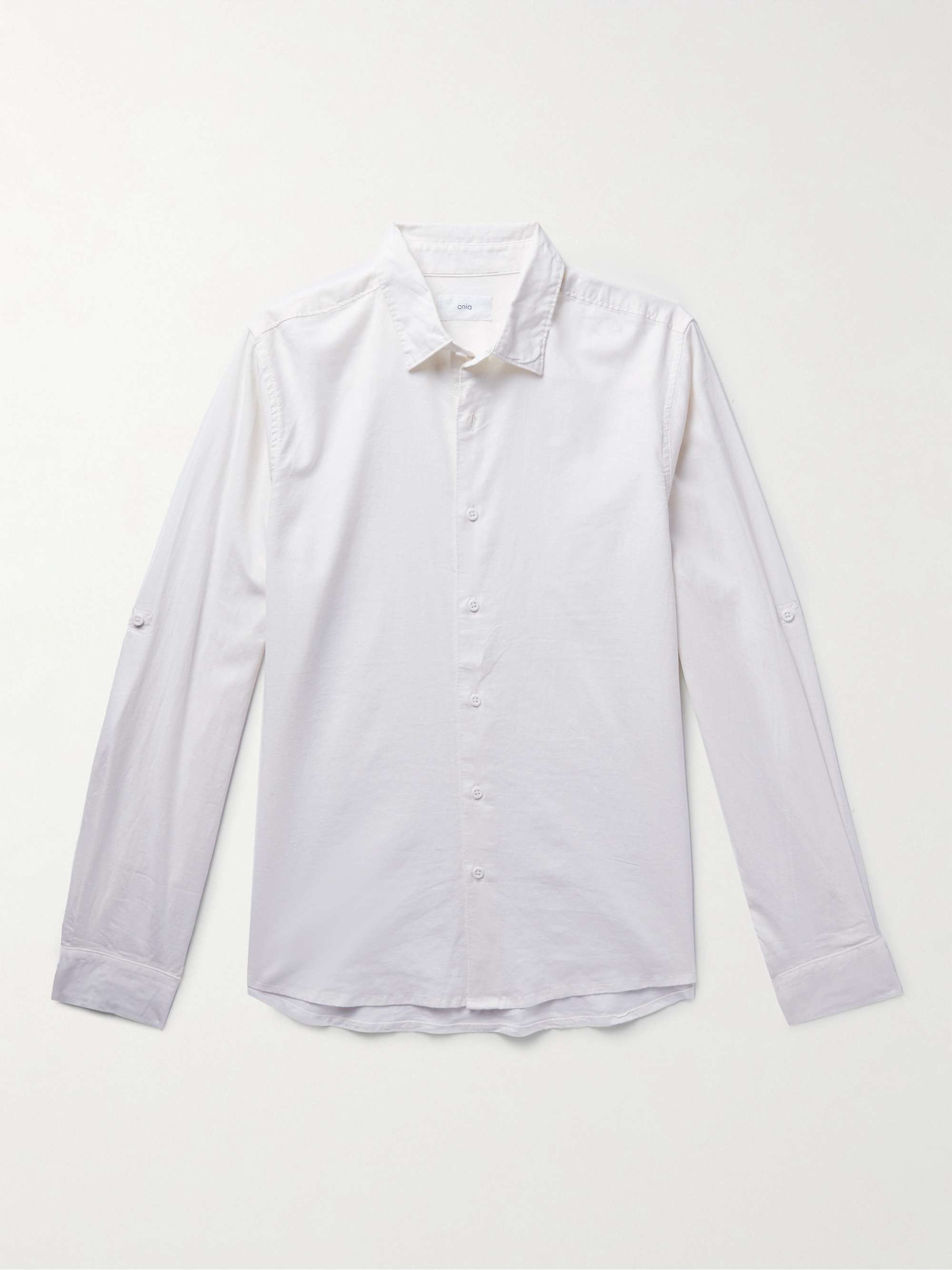 ONIA Stretch Linen-Blend Shirt