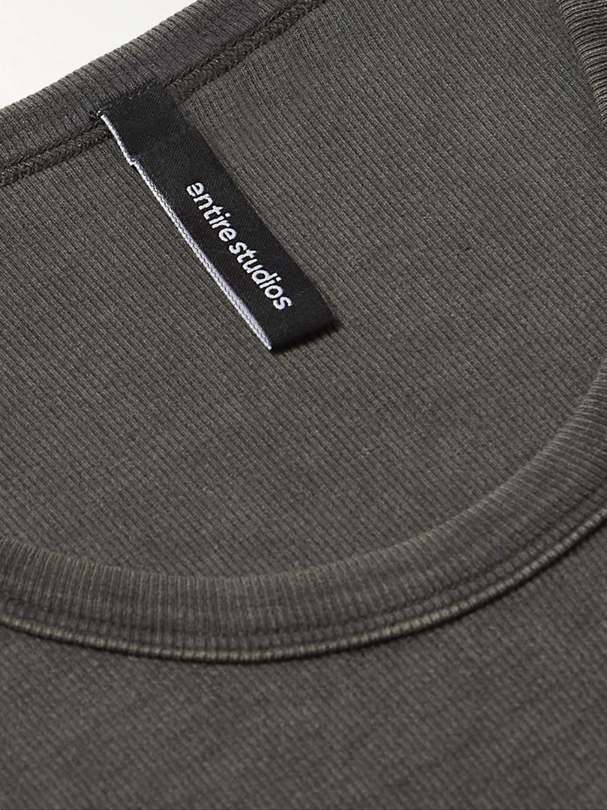 ENTIRE STUDIOS Garment-Dyed Ribbed Stretch Cotton-Jersey Tank Top