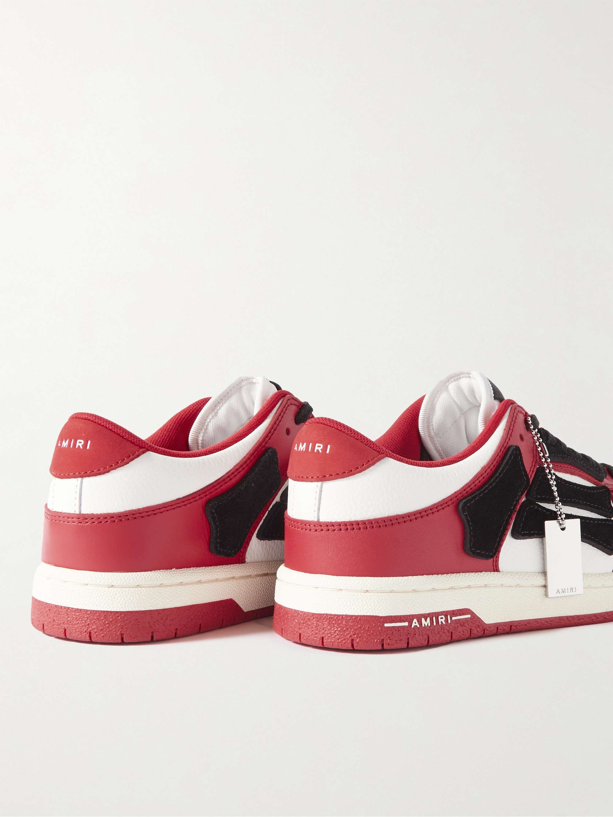 AMIRI Skel-Top Colour-Block Leather Sneakers