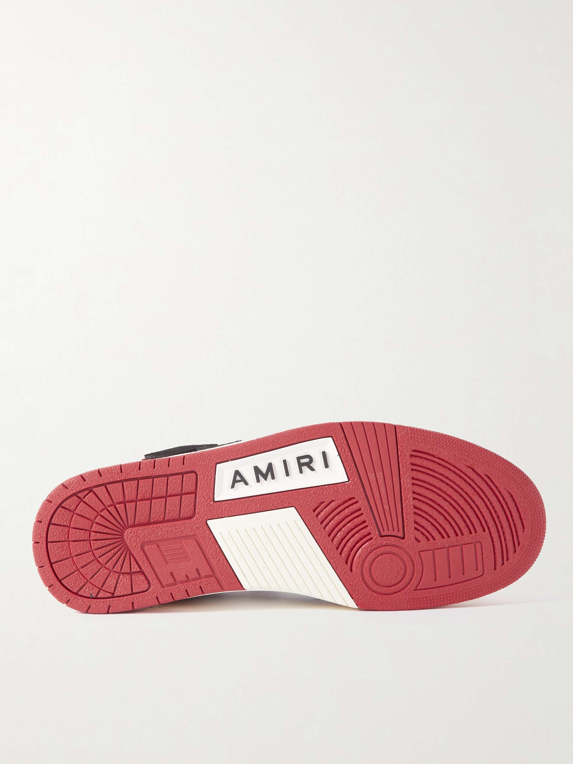 AMIRI Skel-Top Colour-Block Leather Sneakers