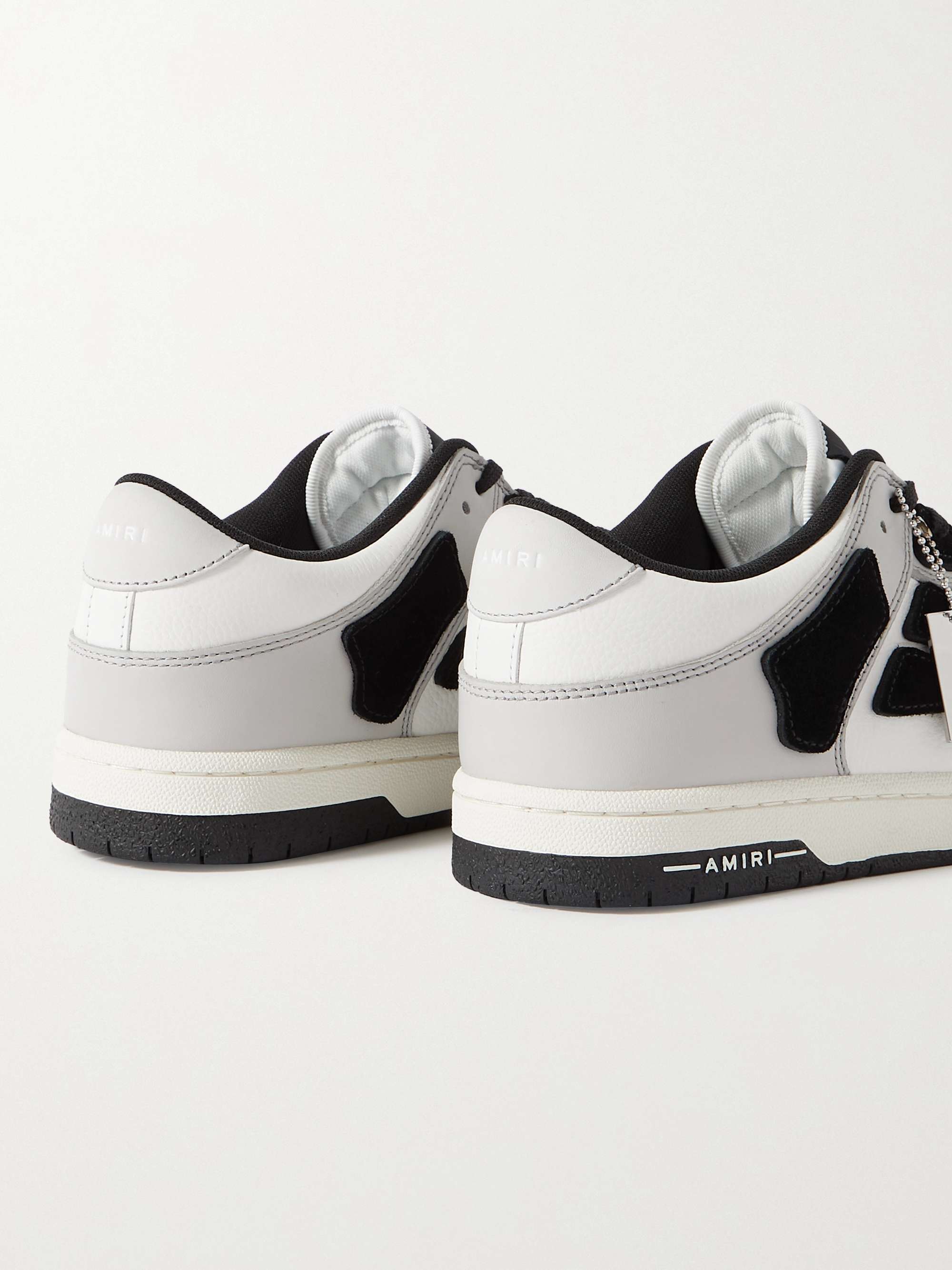 AMIRI Skel-Top Colour-Block Leather Sneakers
