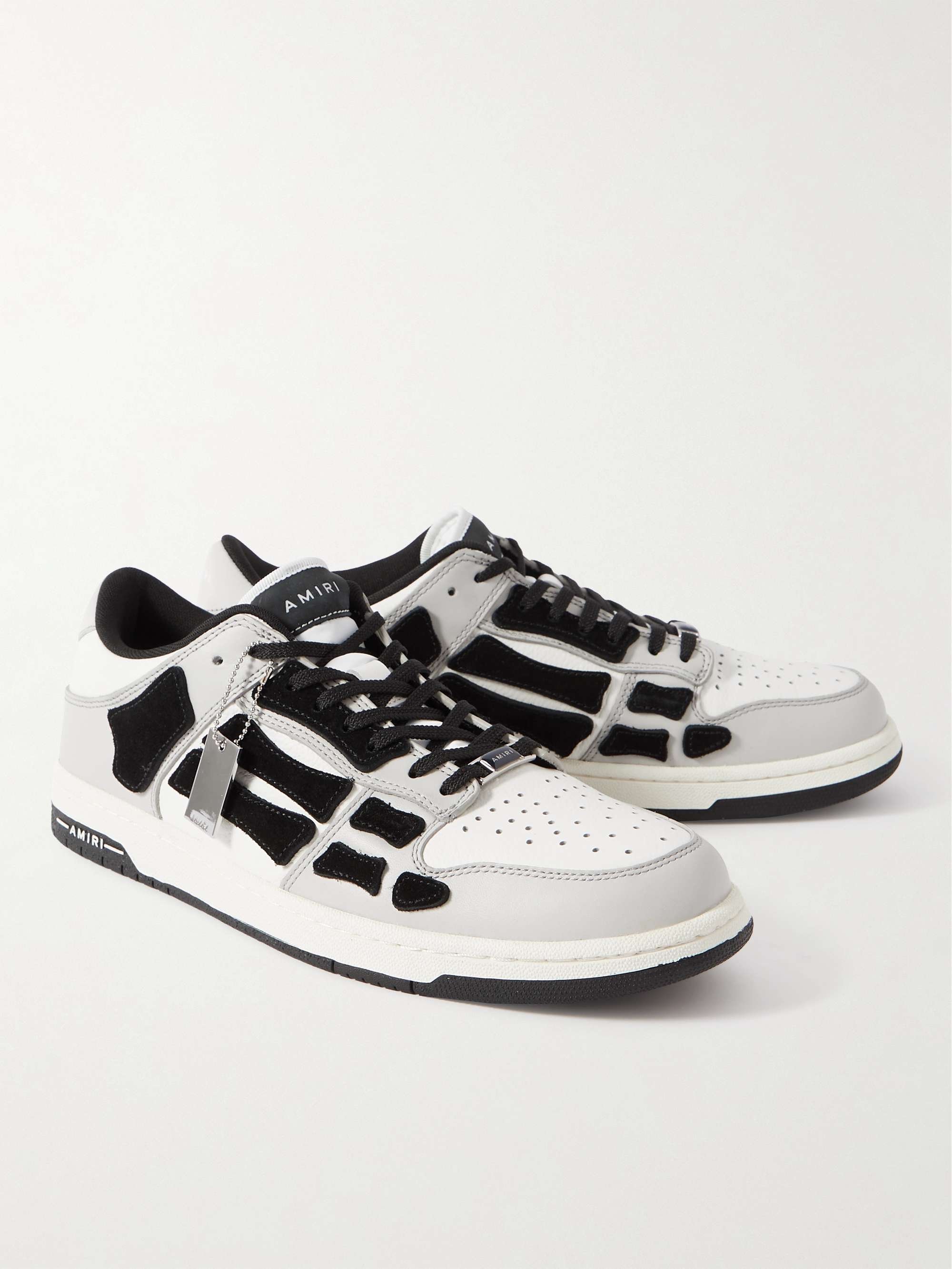 AMIRI Skel-Top Colour-Block Leather Sneakers