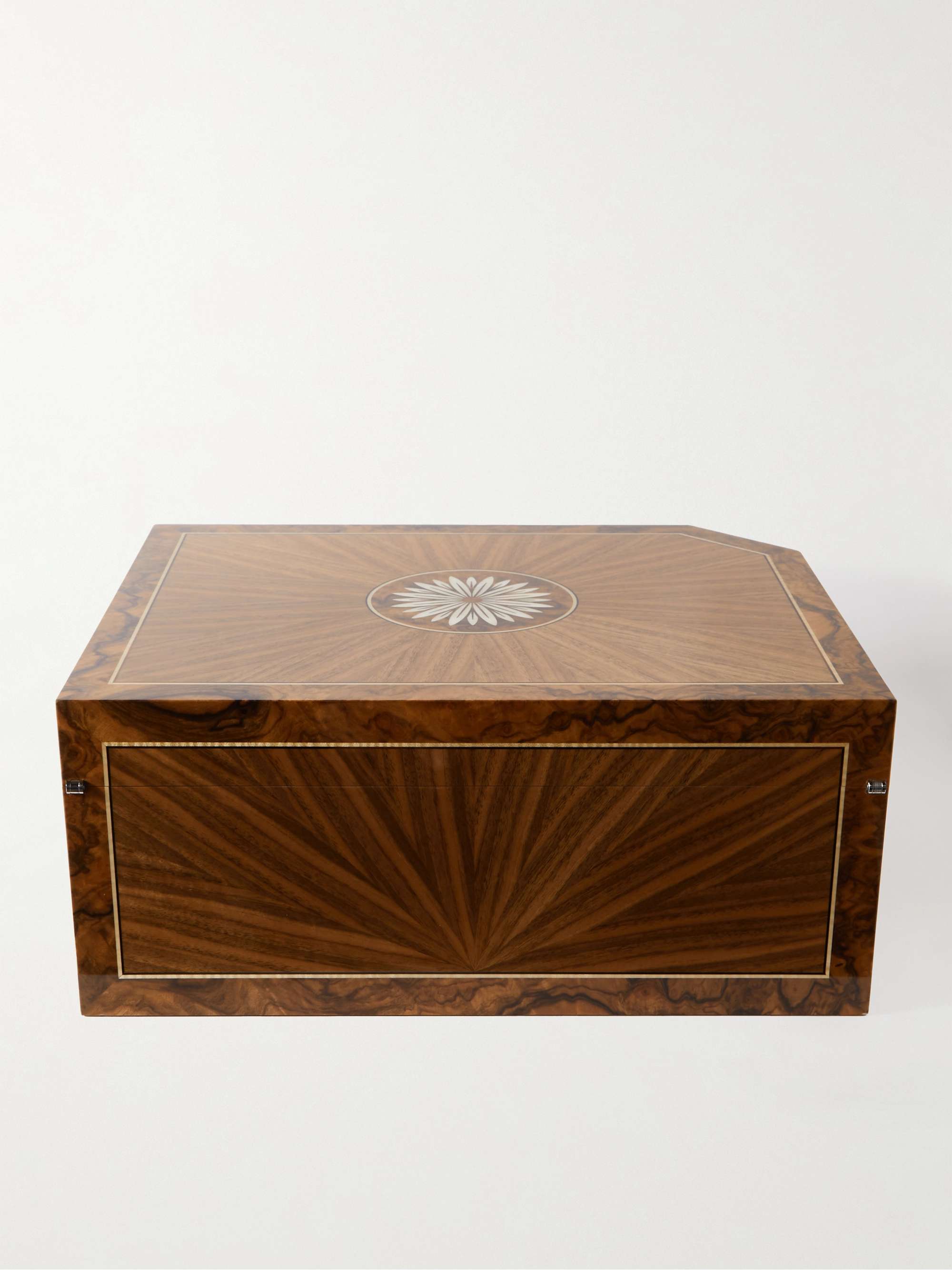 PURDEY Audley House Wood Marquetry Humidor Box