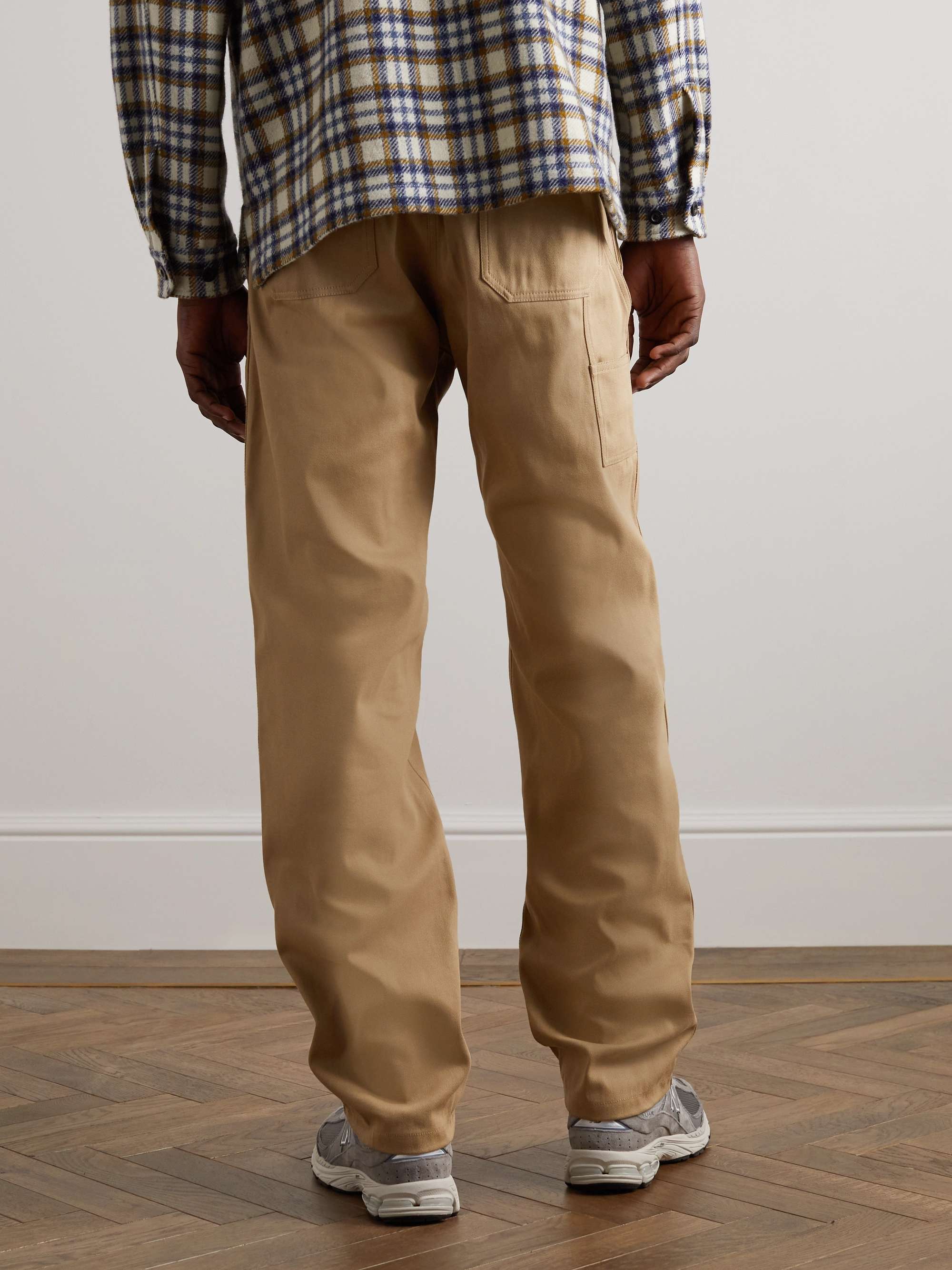 A.P.C. Chuck Straight-Leg Cotton and Wool-Blend Trousers