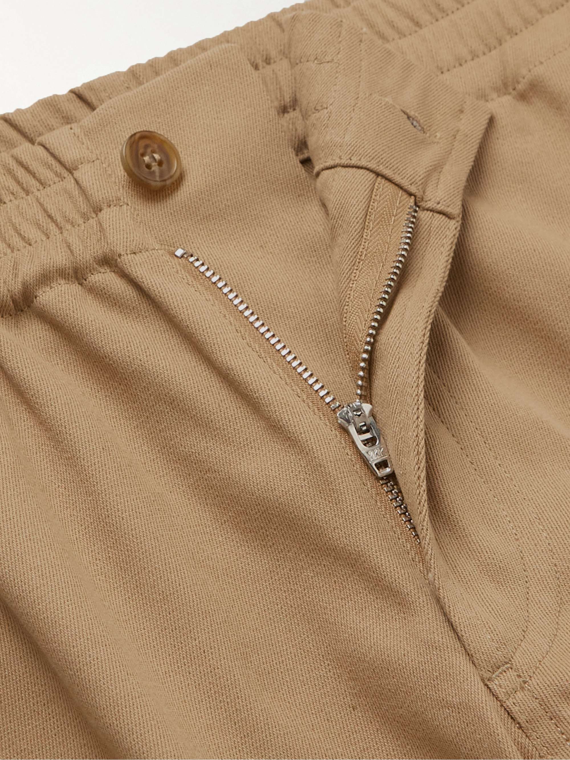 A.P.C. Chuck Straight-Leg Cotton and Wool-Blend Trousers