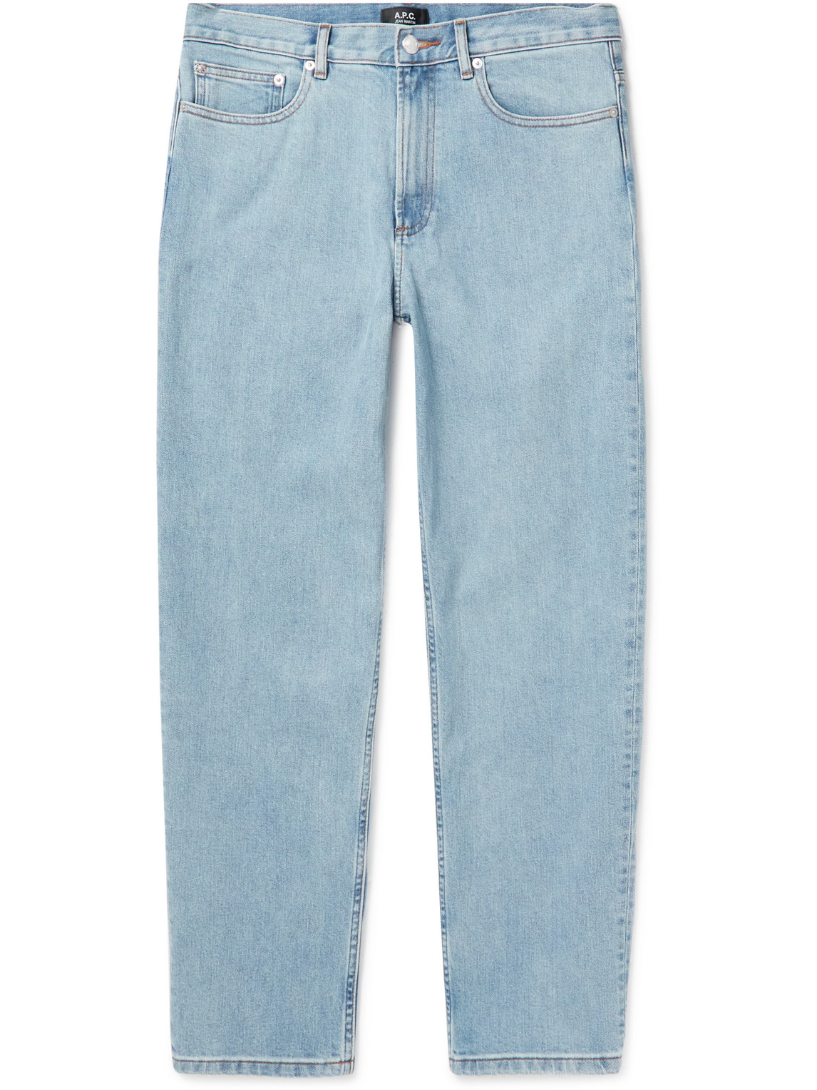 Apc 20cm Jean Martin Straight Denim Jeans In Blue