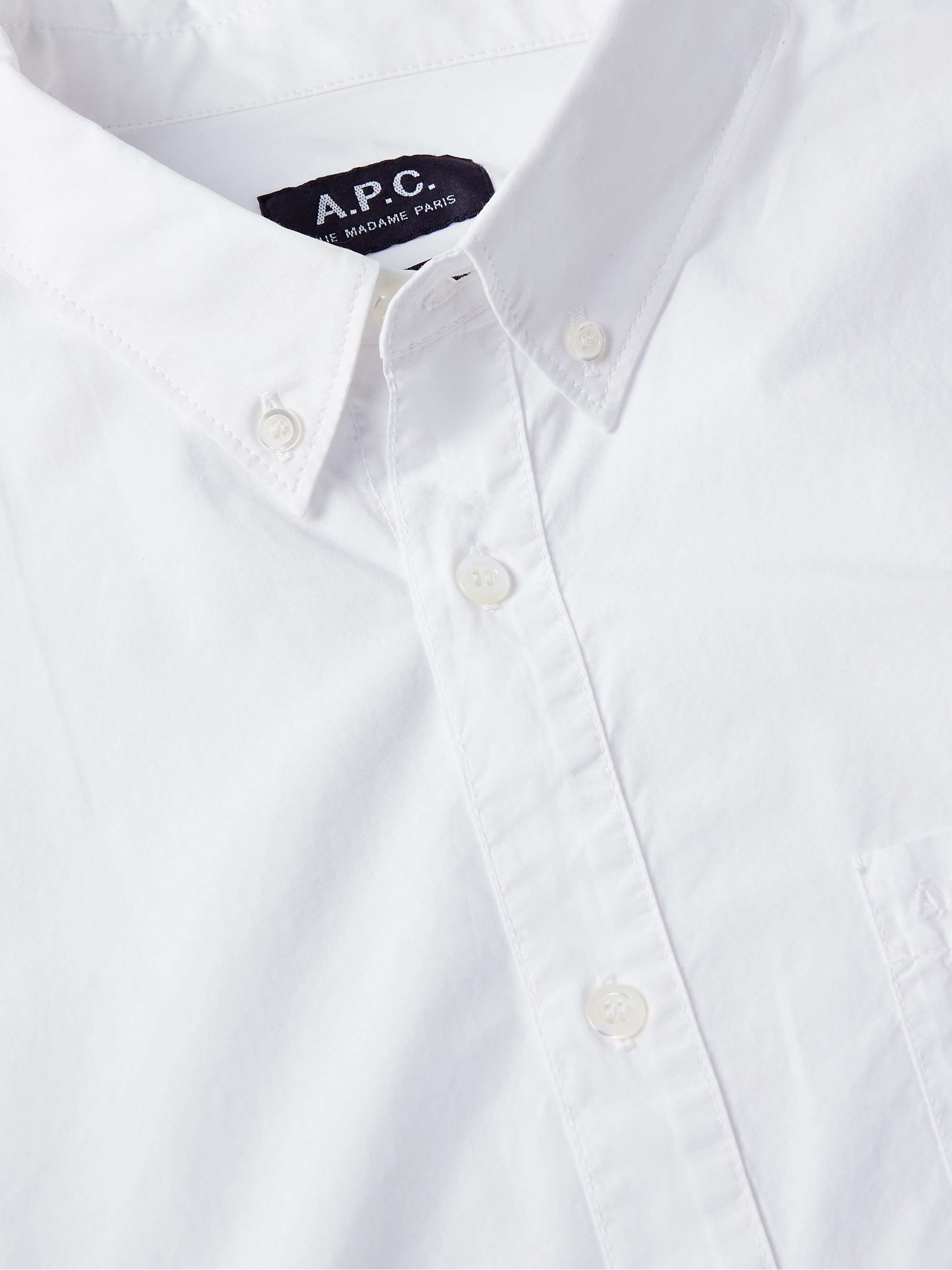 A.P.C. Edouard Button-Down Collar Cotton Shirt