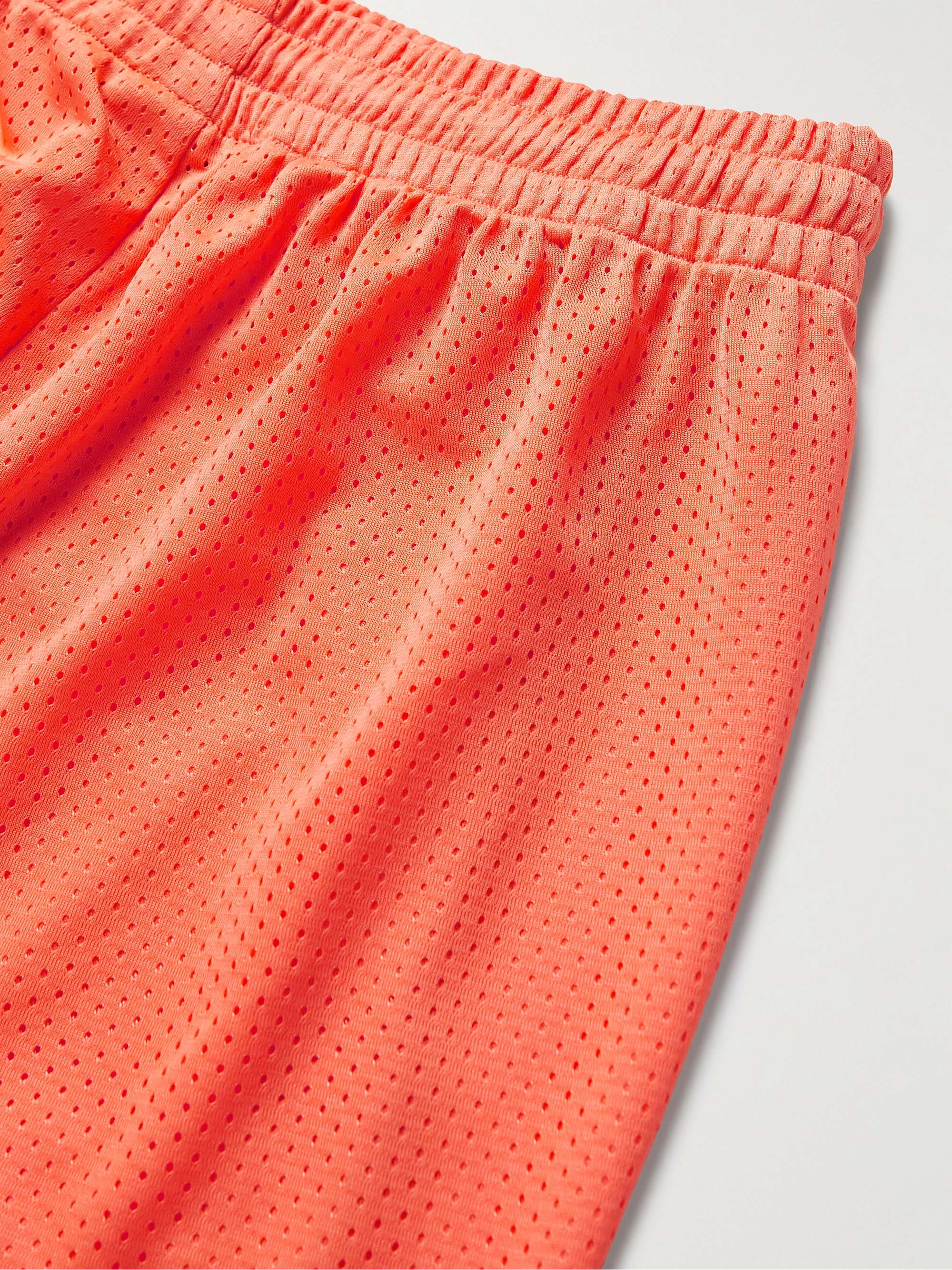 THROWING FITS StraightLeg LogoPrint Mesh Shorts for Men MR PORTER