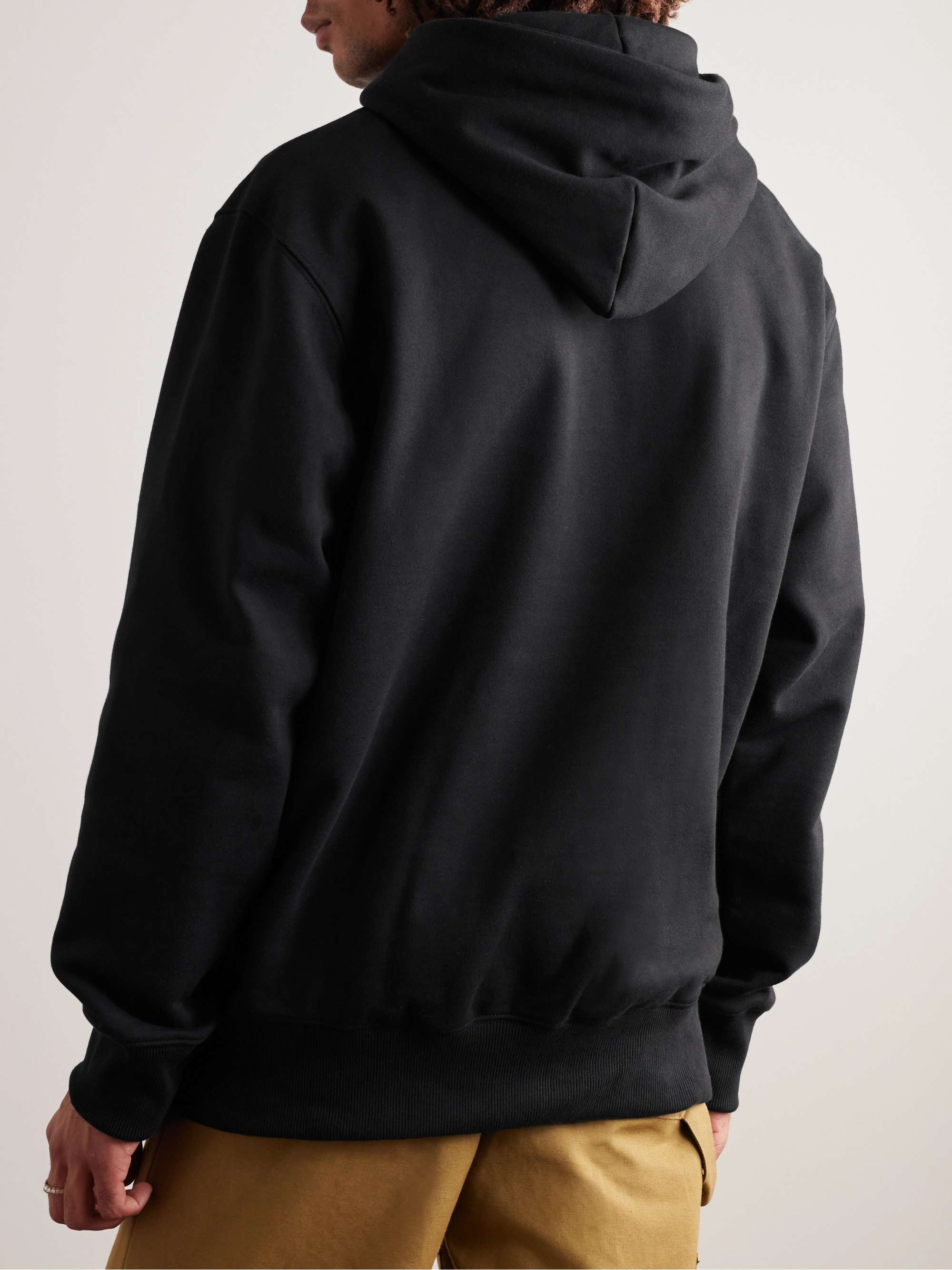 ADIDAS ORIGINALS Adicolor Contempo Logo-Embroidered Cotton-Blend Jersey Hoodie