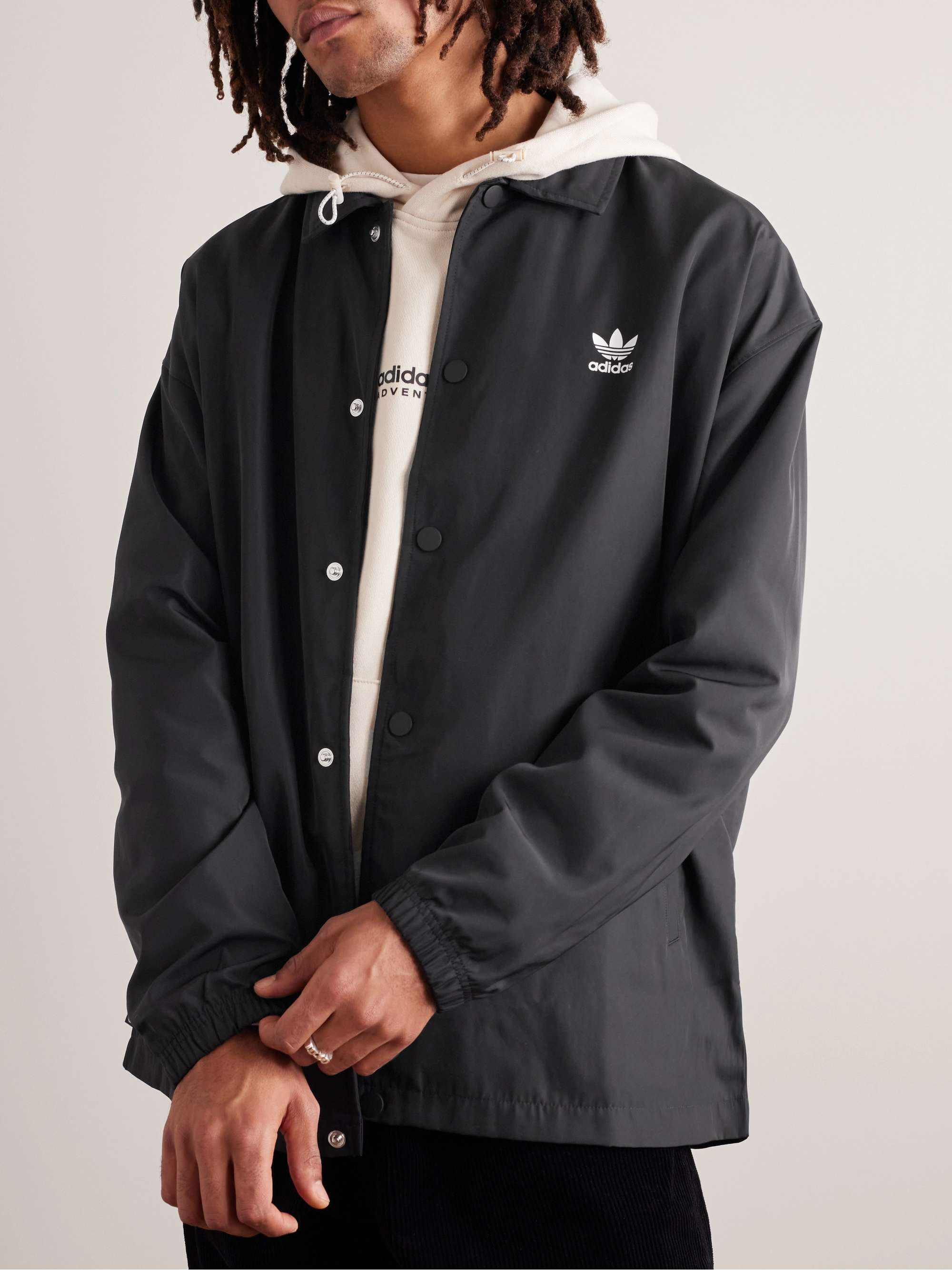 ADIDAS ORIGINALS Logo-Print Recycled-Shell Blouson Jacket