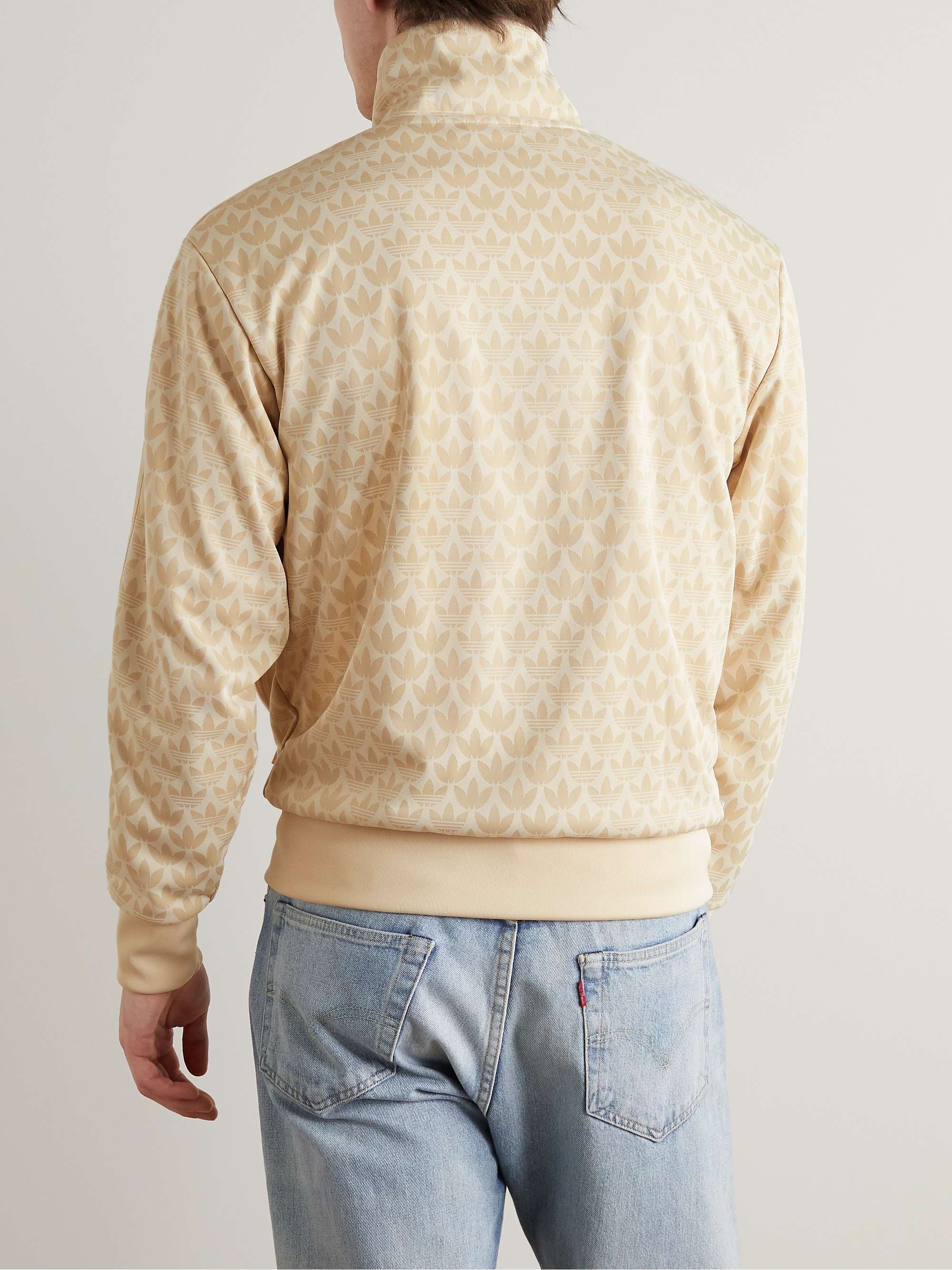 ADIDAS ORIGINALS Monogrammed Recycled-Jersey Track Jacket