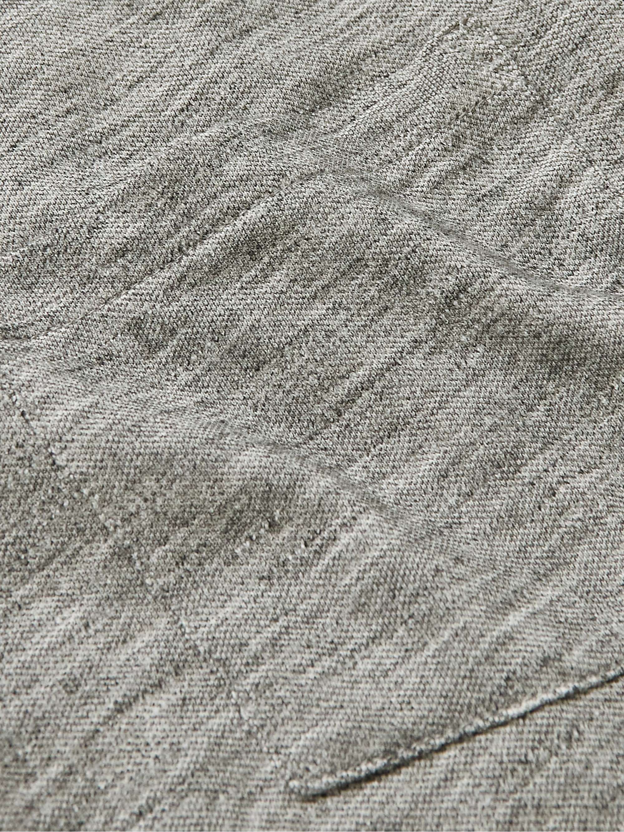 MR P. Mélange Organic Cotton-Piqué Shirt