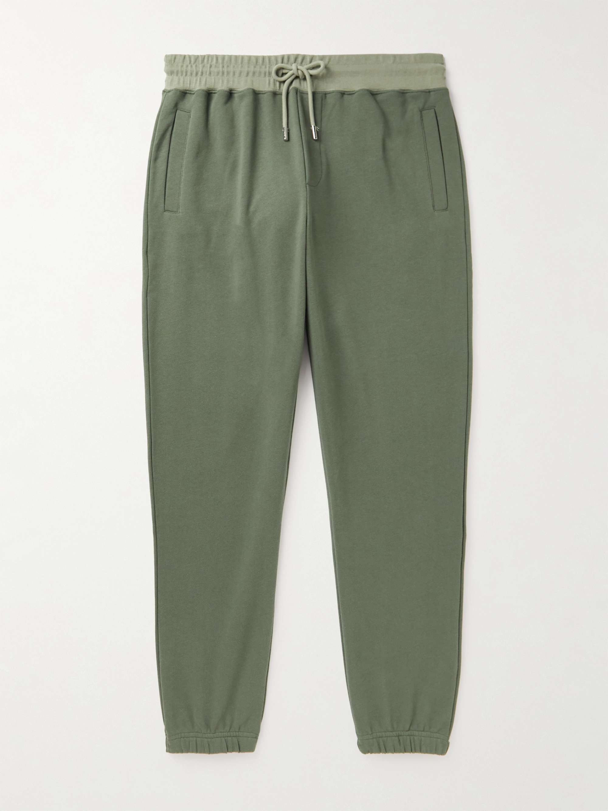 MR P. Tapered Cotton-Jersey Sweatpants for Men | MR PORTER