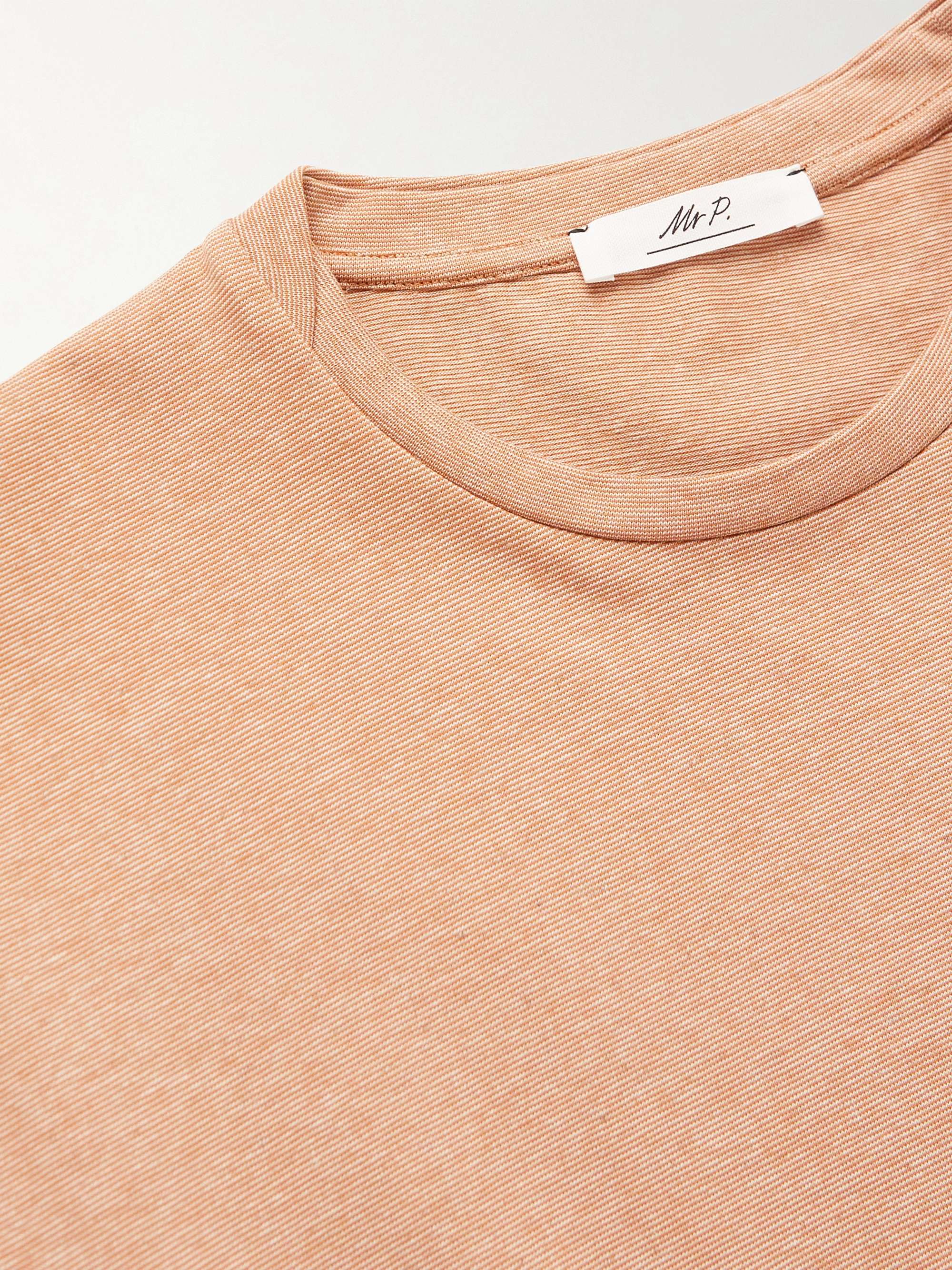MR P. Slub Cotton and Hemp-Blend Jersey T-Shirt