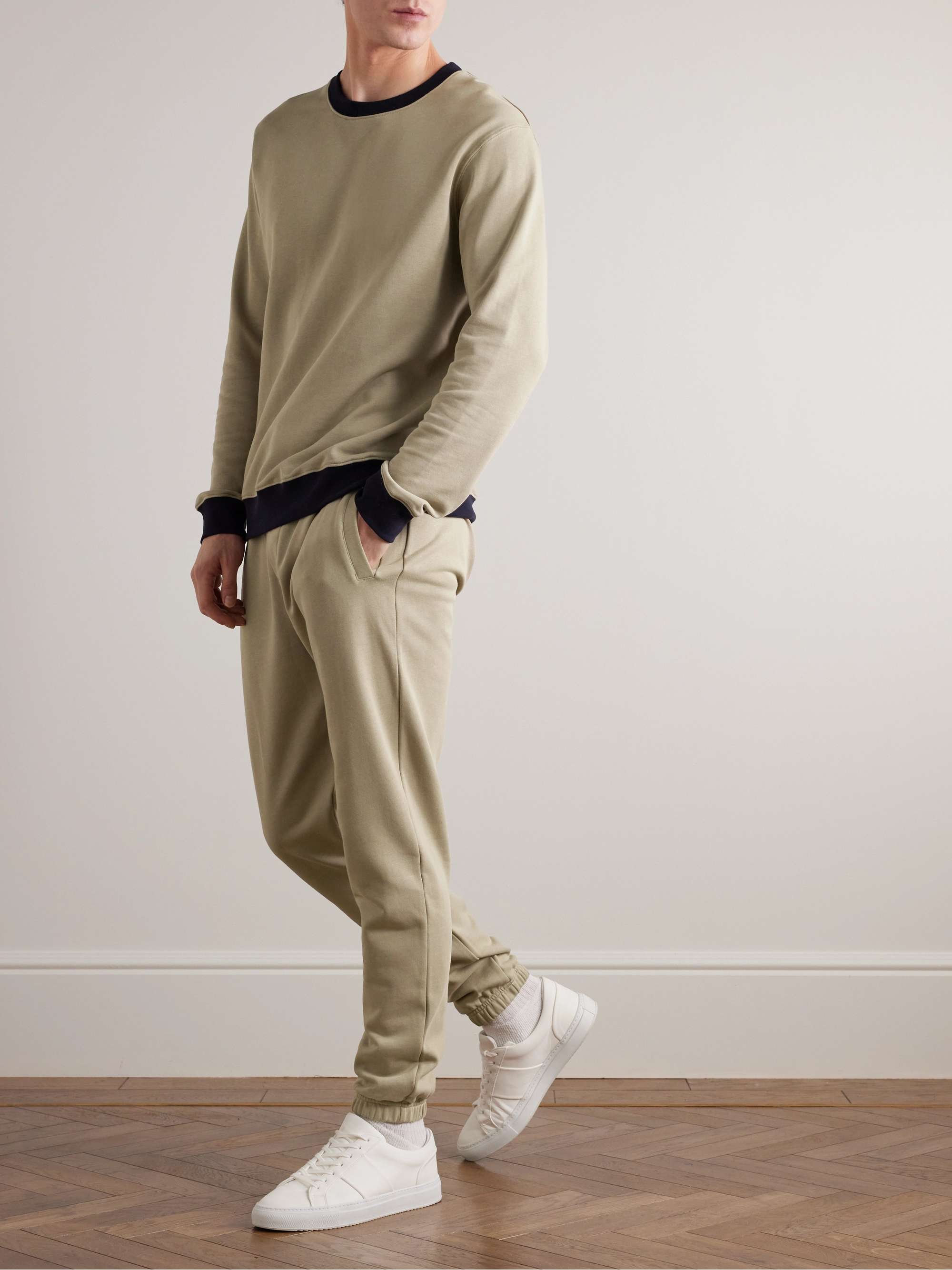 MR P. Colour-Block Cotton-Jersey Sweatshirt