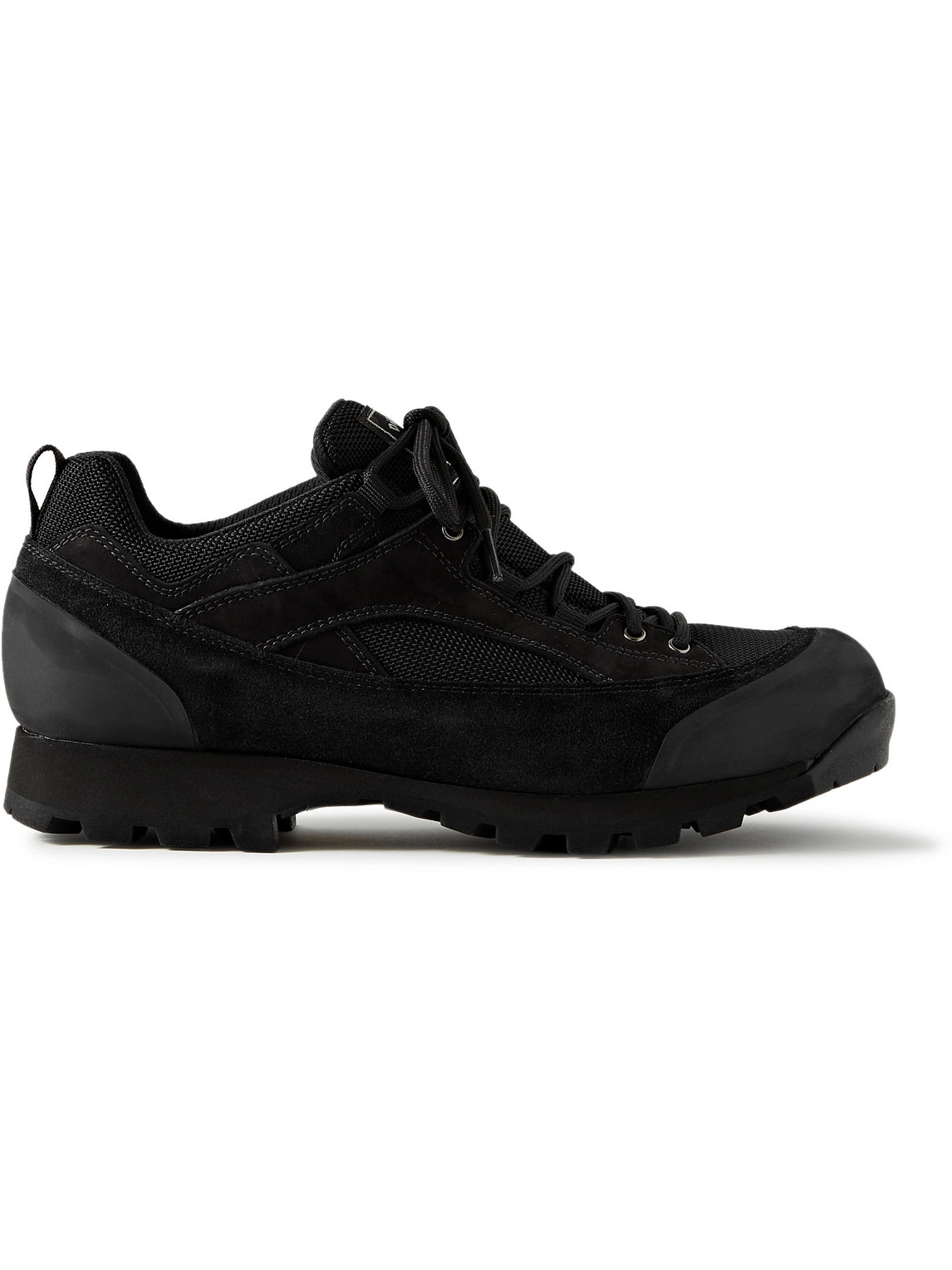 Diemme Grappa Hiker Suede And Mesh Shoes In Black