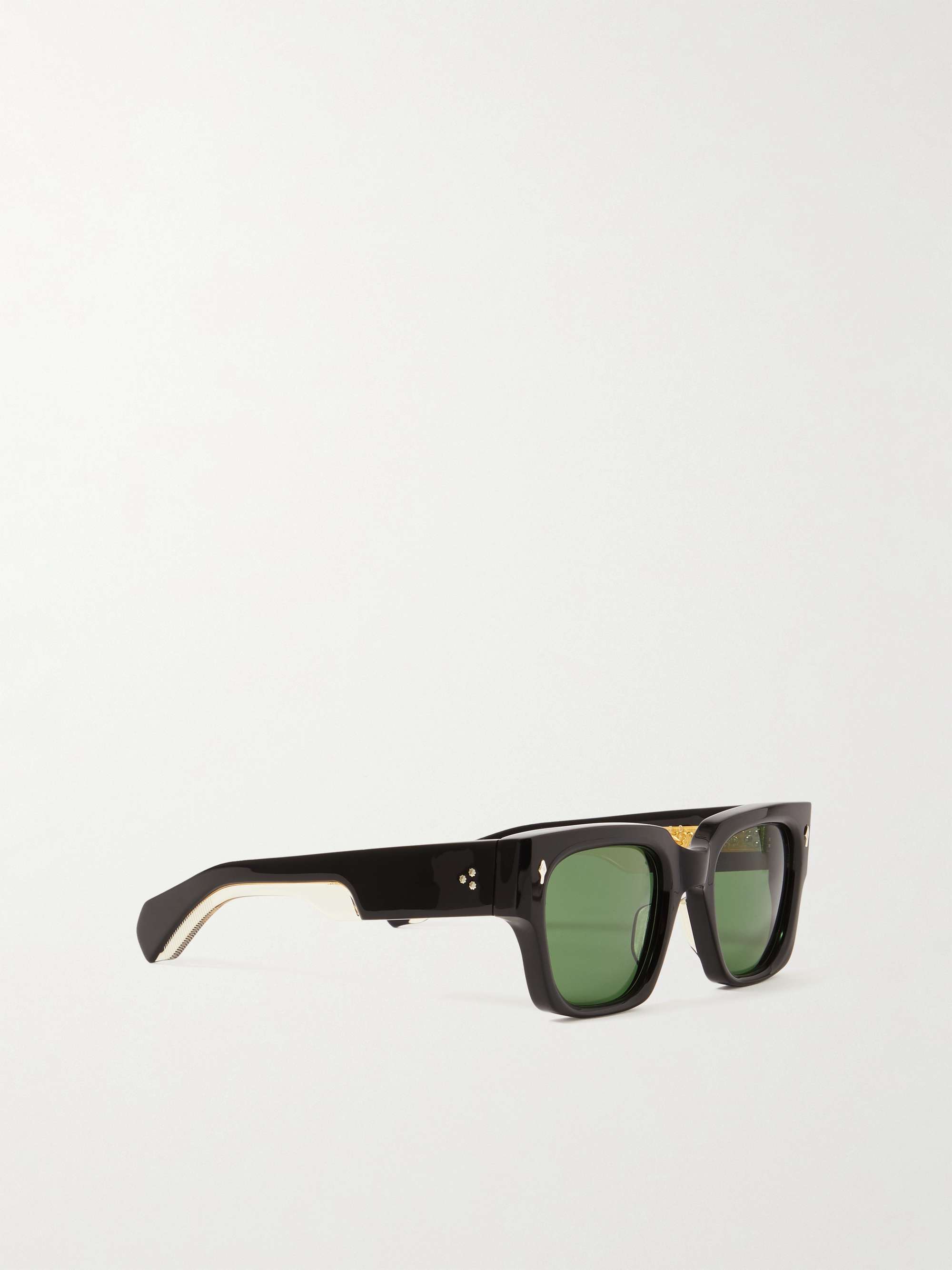 JACQUES MARIE MAGE + Squarzi Enzo SquareFrame Acetate Sunglasses for