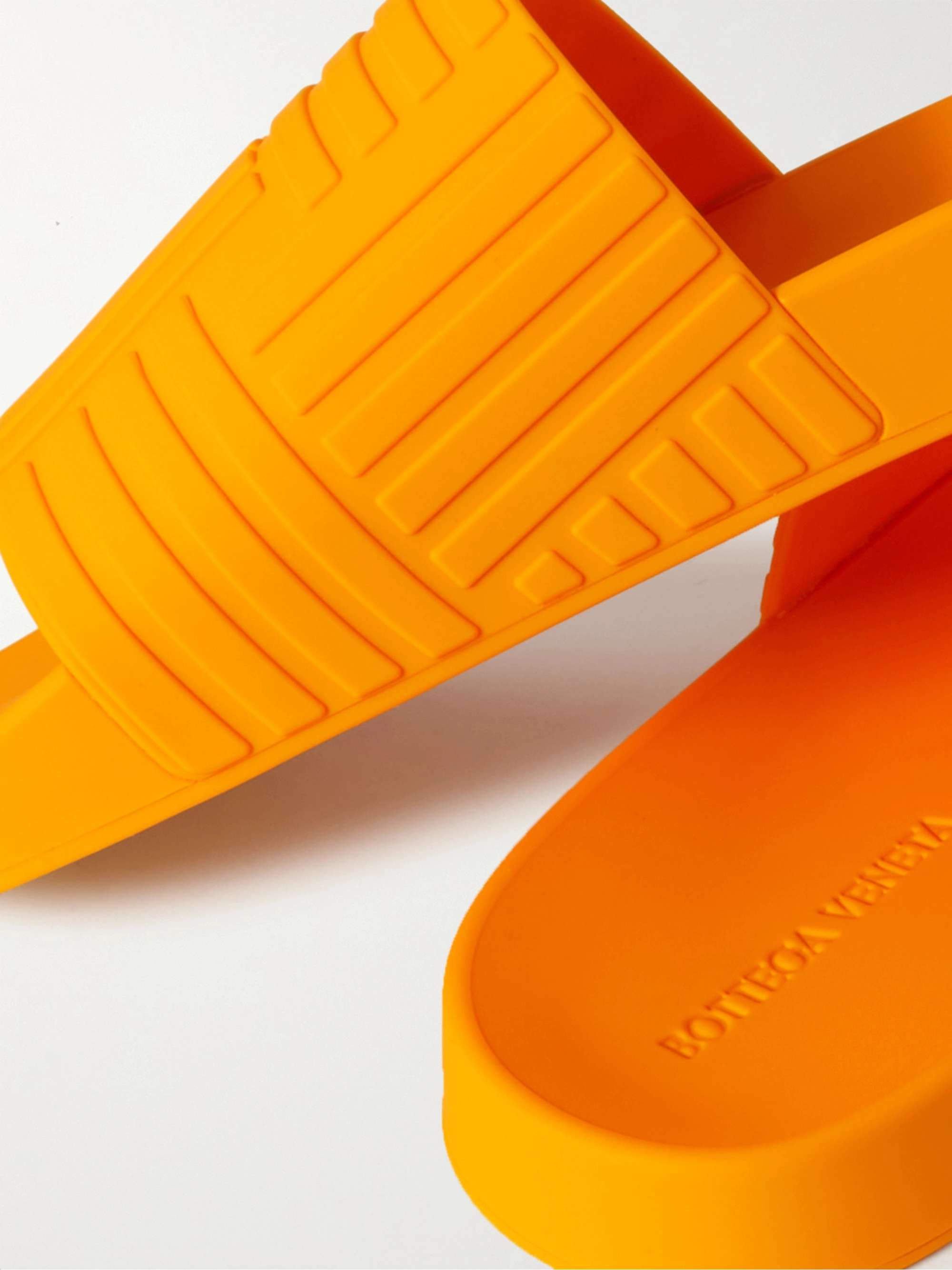 BOTTEGA VENETA Carpet Embossed Rubber Slides
